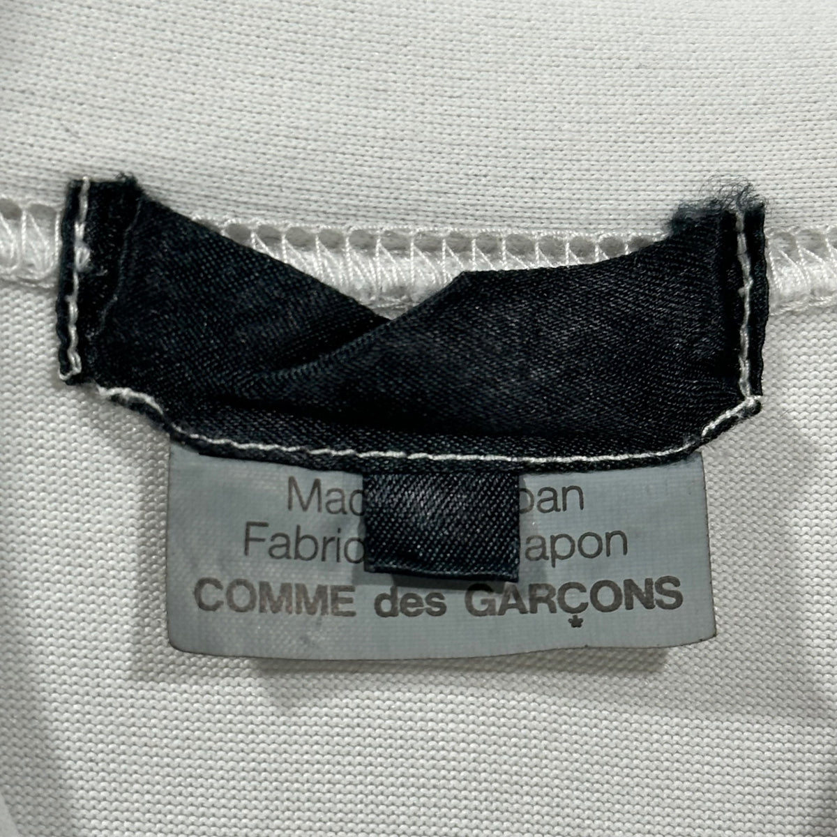 COMME des GARCONS(コムデギャルソン) 2011SS Layered Polyester Cardigan with Sleeves 袖 レイヤード ポリ カーディガン GG-T007 XS ライトグレー×ブラック AD2010