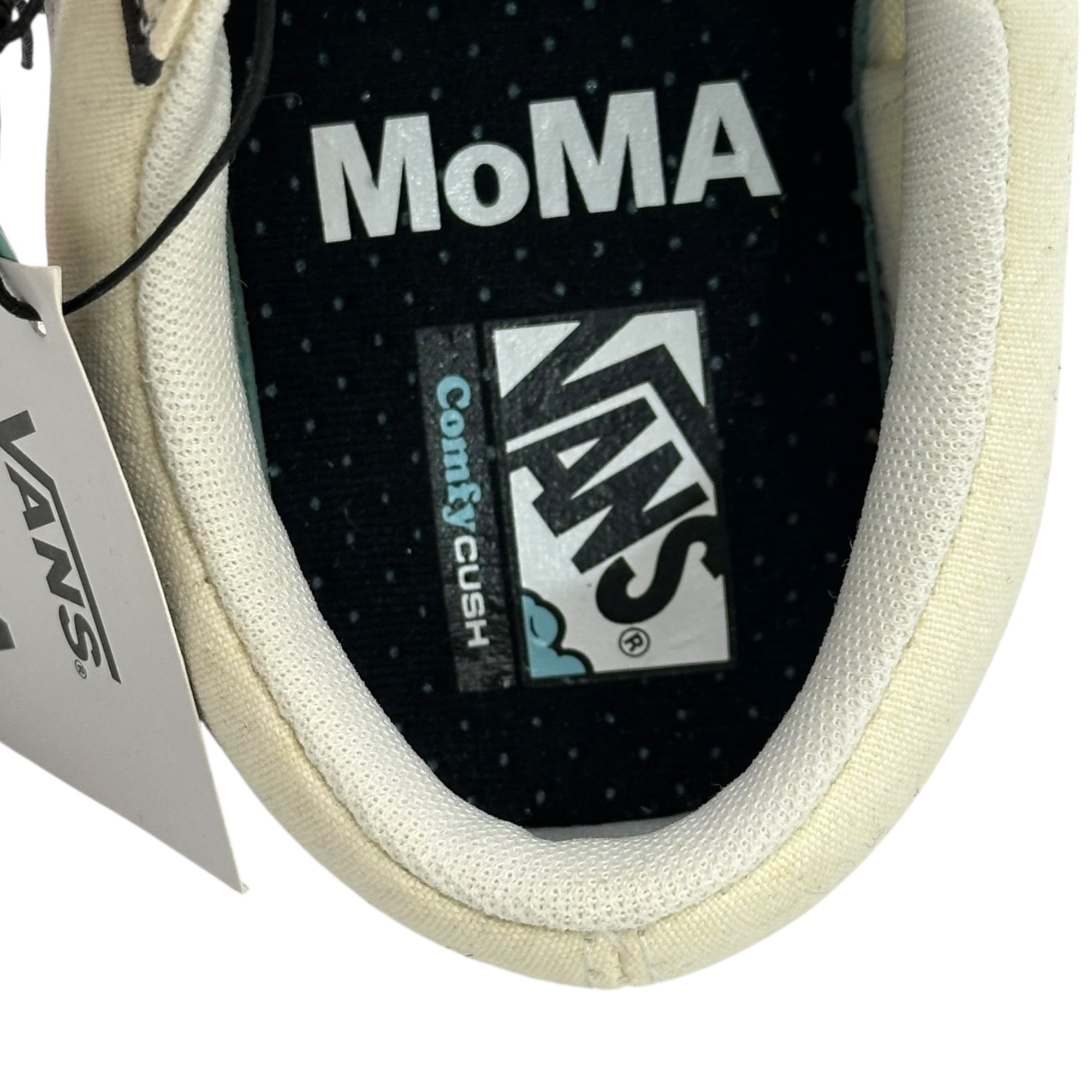 VANS×MoMA(バンズ×モマ) MoMA-Branded Styles COMFYCUSH Old School オールド スクール 721356 27.5cm ホワイト ローカット スニーカー コラボ