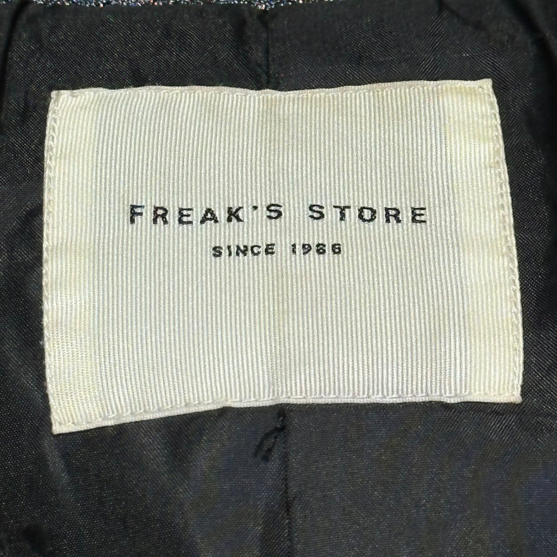 FREAKS STORE(フリークスストア) Faux Leather Jacket フェイク レザー ブルゾン 1153248901411 FREE ブラック