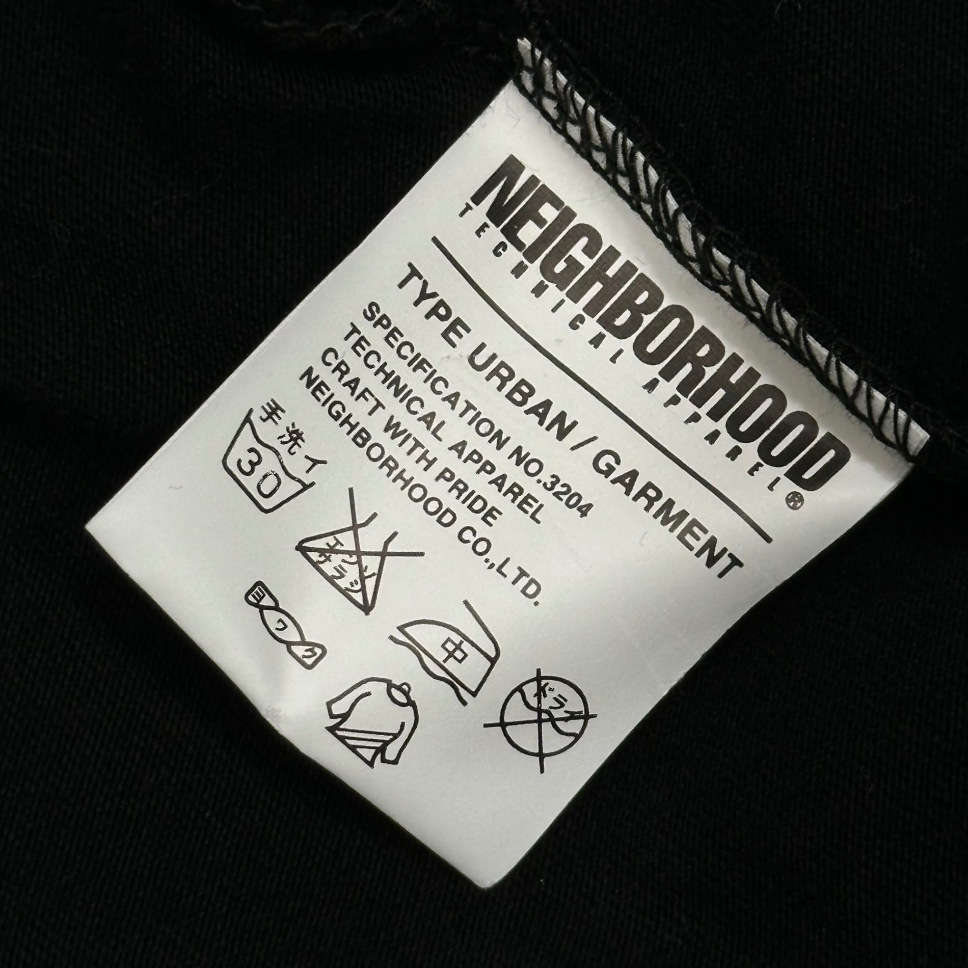 NEIGHBORHOOD(ネイバーフッド) NOT ALONE / C-TEE . SS チャリティー Tシャツ 111PCNH-STM09S XL ブラック N°1 TYPE URBAN / GARMENT
