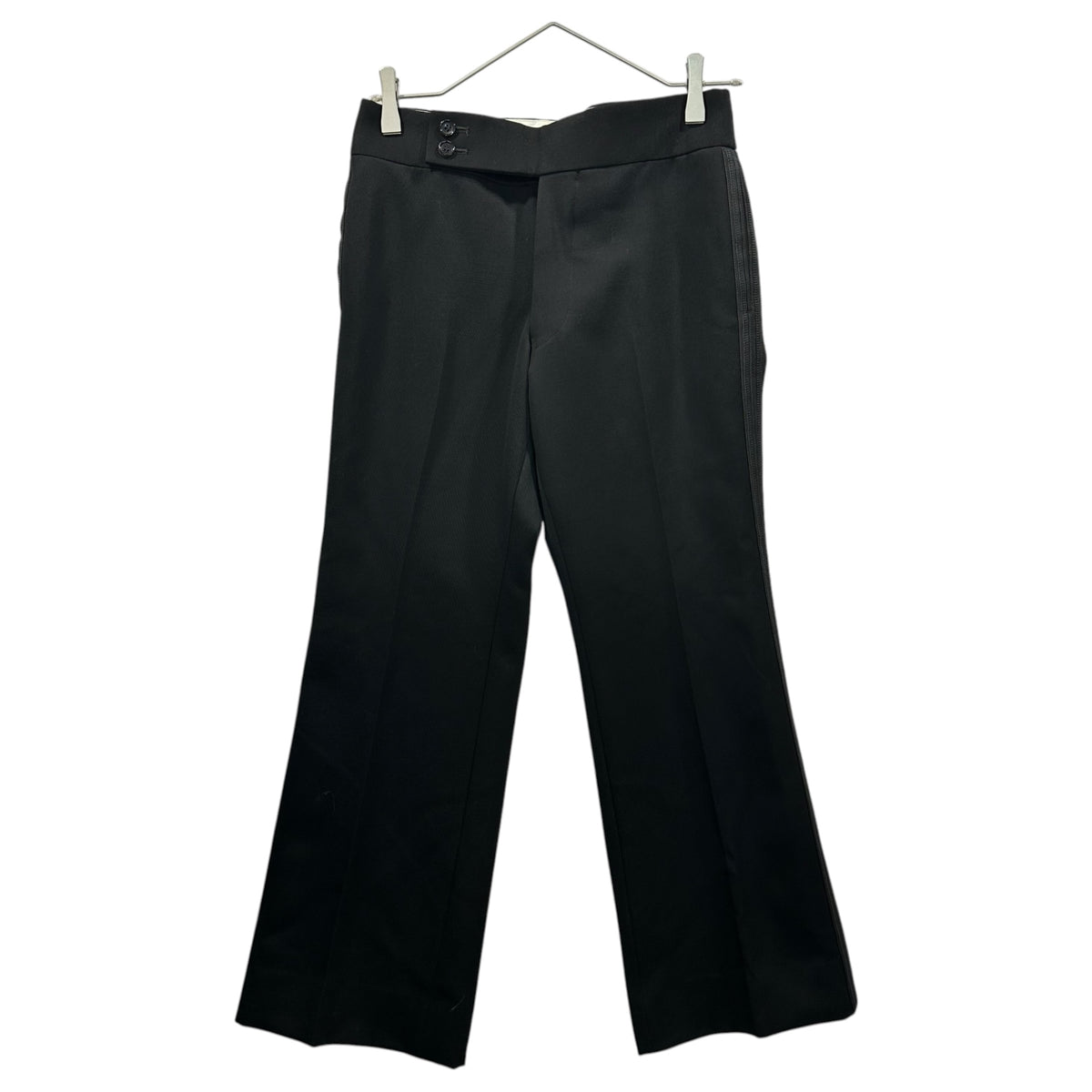 COMME des GARCONS(コムデギャルソン) 2004AW Side-Stripe Wool Slacks サイド ライン ウール スラックス GN-P031 S ブラック AD2004 00s アーカイブ