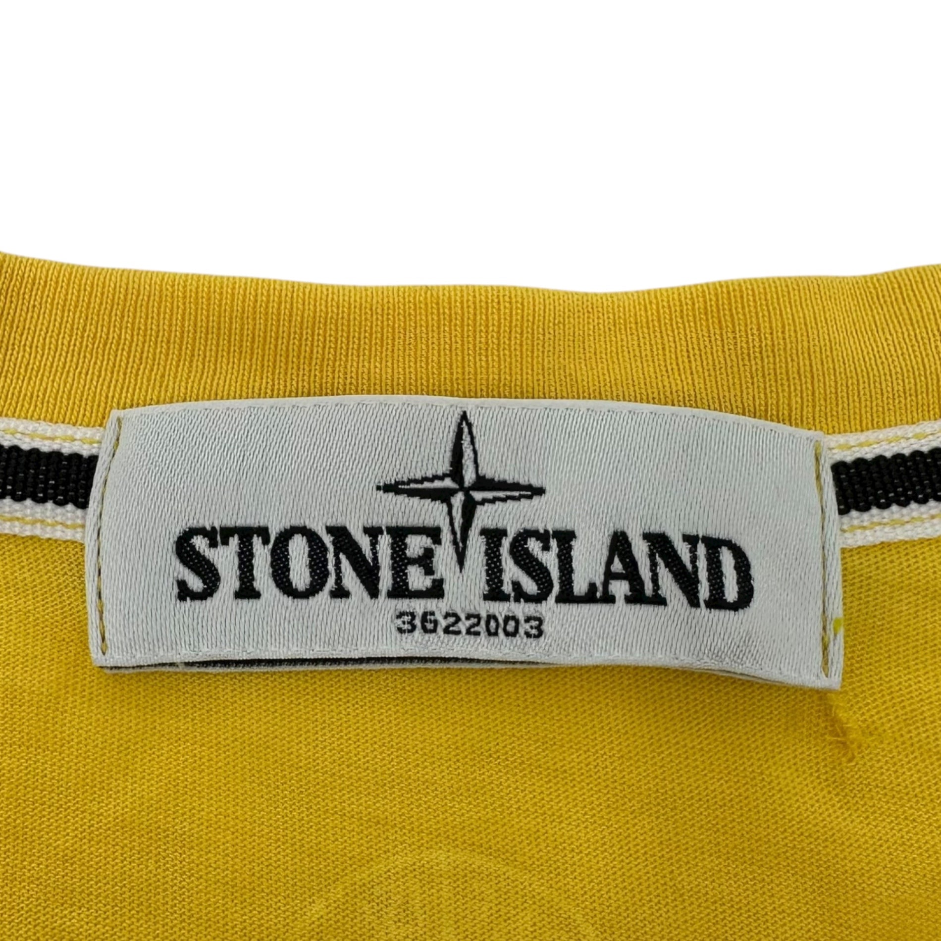 STONE ISLAND(ストーンアイランド) 13SS Mosaic Logo Print T-Shirt モザイク ロゴ プリント Tシャツ 581520185 XL イエロー