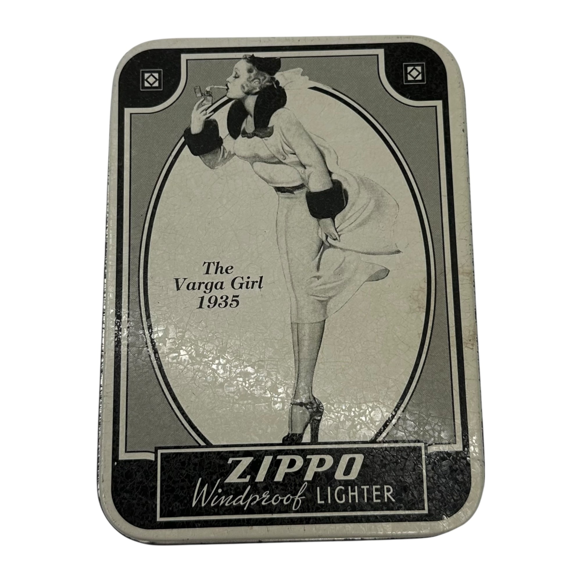 ZIPPO(ジッポー) ”1935 VARGAGIRL” Oil lighter 1993年製 オイル ライター シルバー USA ヴィンテージ 90s 90年代
