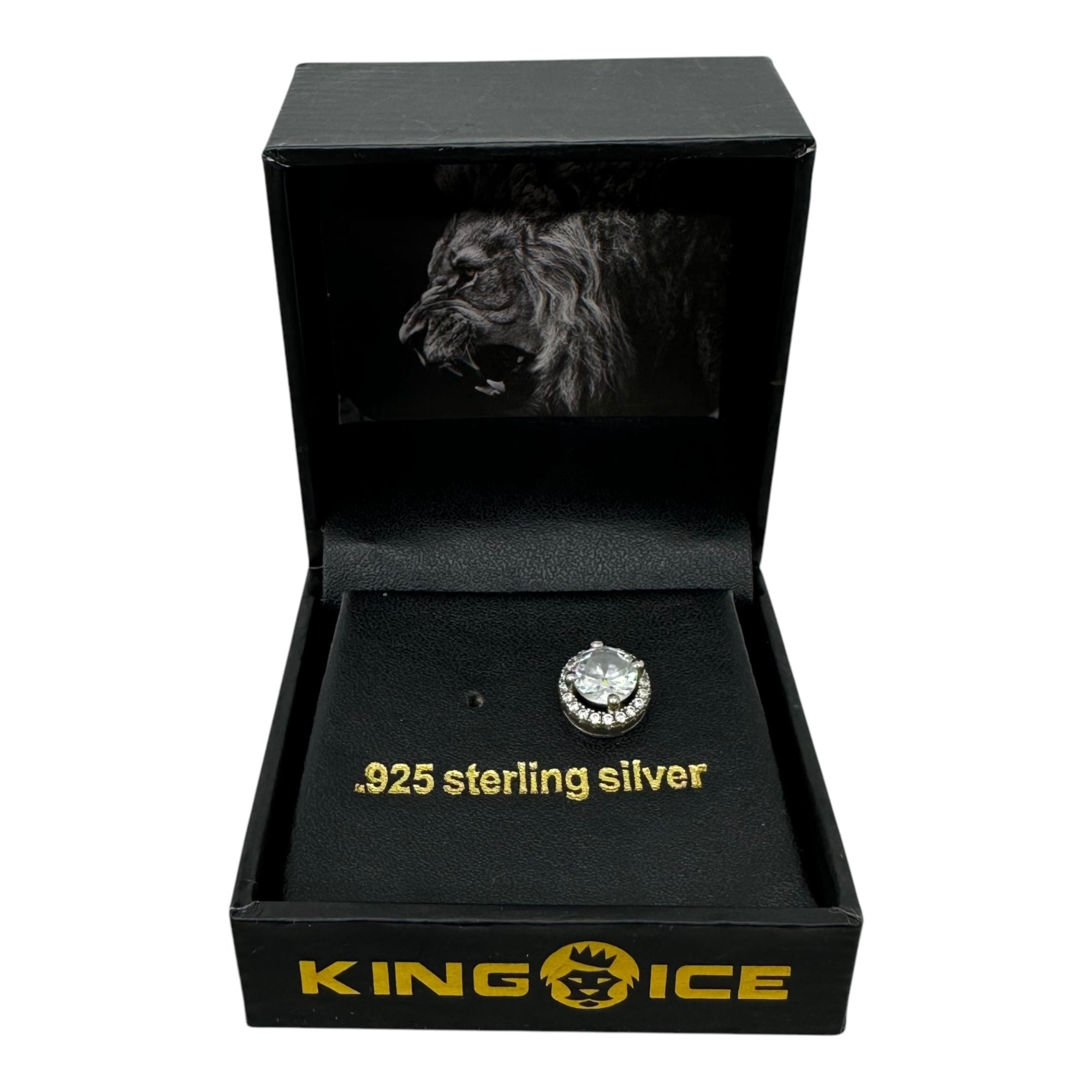 KING ICE(キングアイス) single stone earrings 一粒石ピアス シルバー SV925