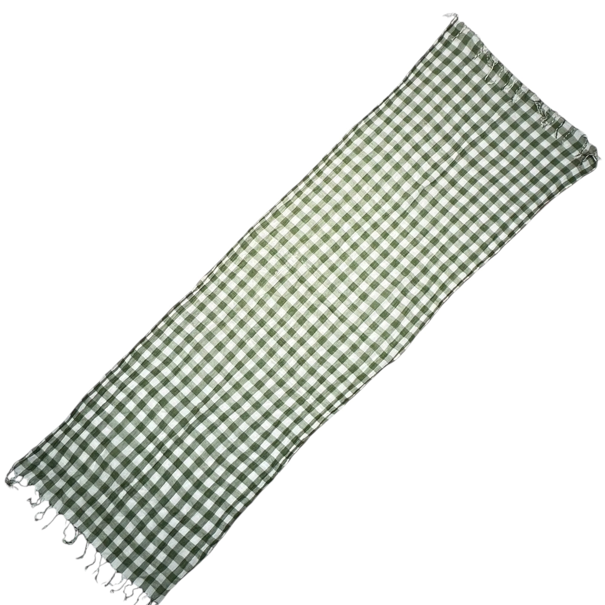 tricot COMME des GARCONS(トリココムデギャルソン) Check Stole チェック ストール グリーン
