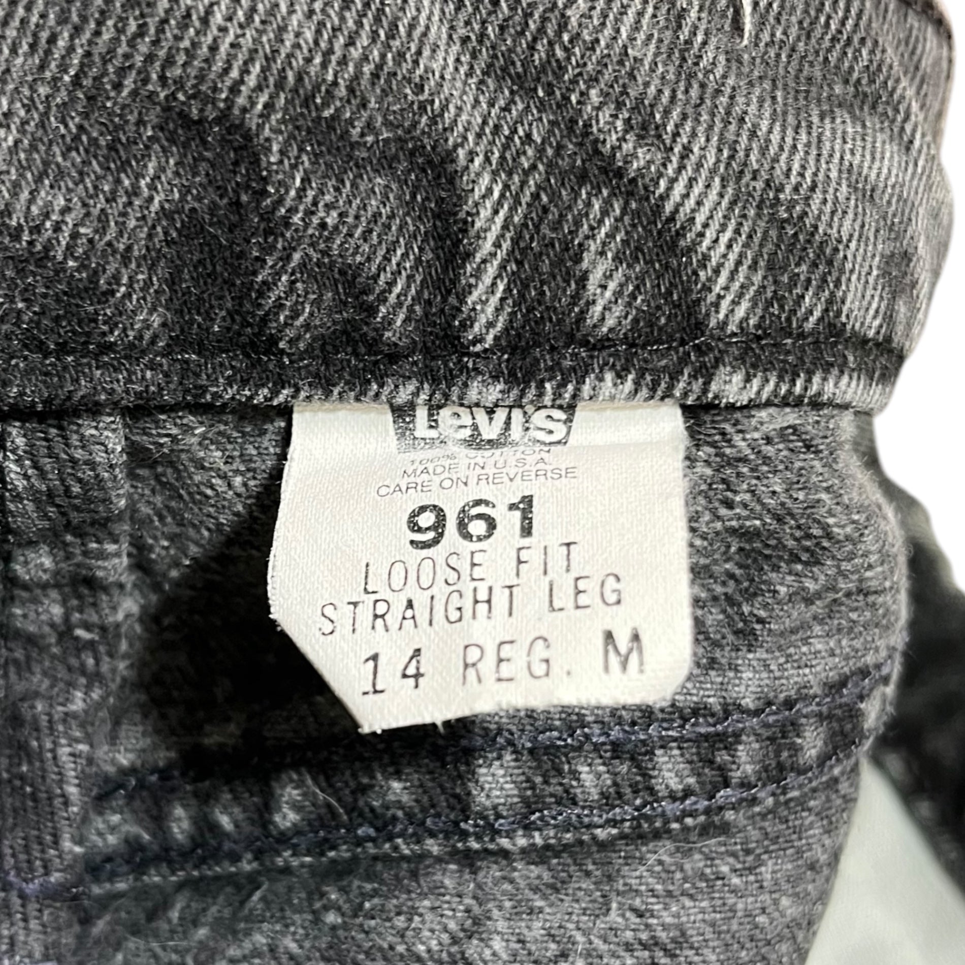 Levi's(リーバイス) 90's 15961 Black Denim Pants ブラック デニム パンツ 90年代 15961-4159 14 REG M ブラック