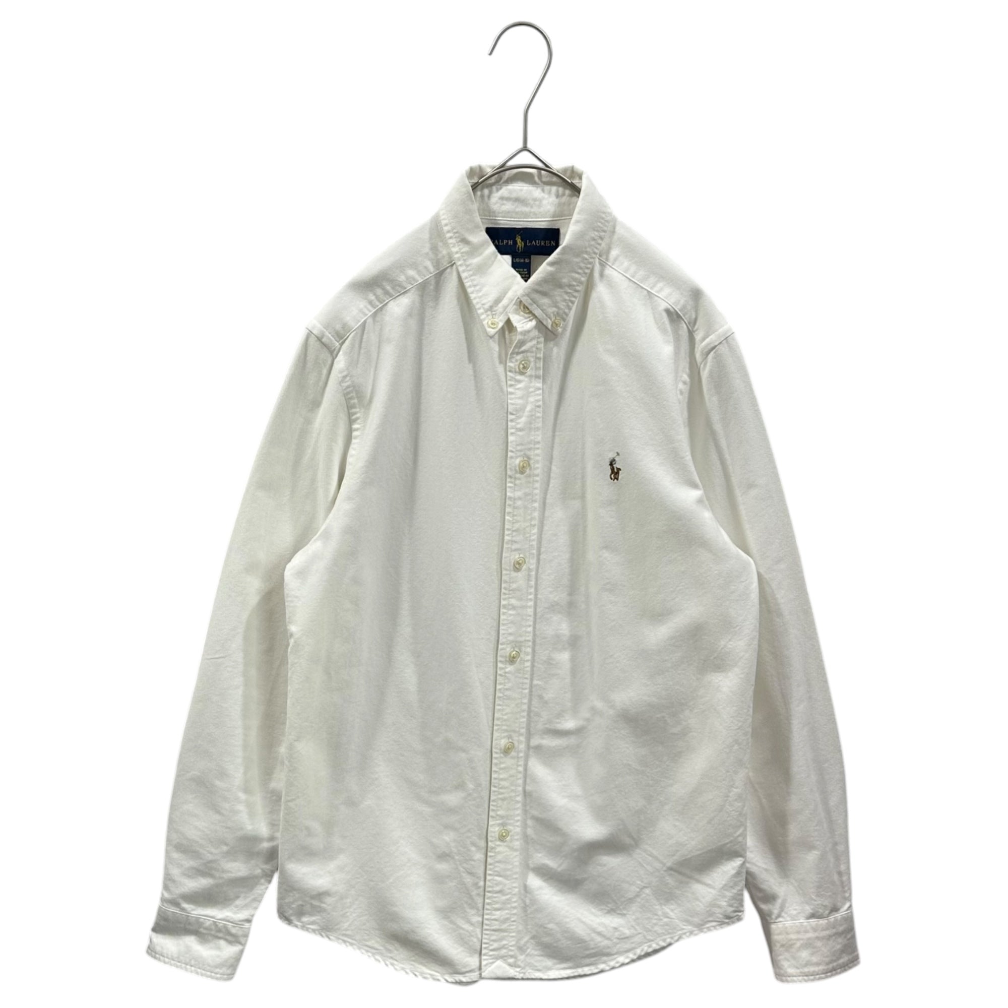 POLO RALPH LAUREN(ポロラルフローレン) Oxford Button-Down Shirt オックスフォード ボタンダウン シャツ L ホワイト