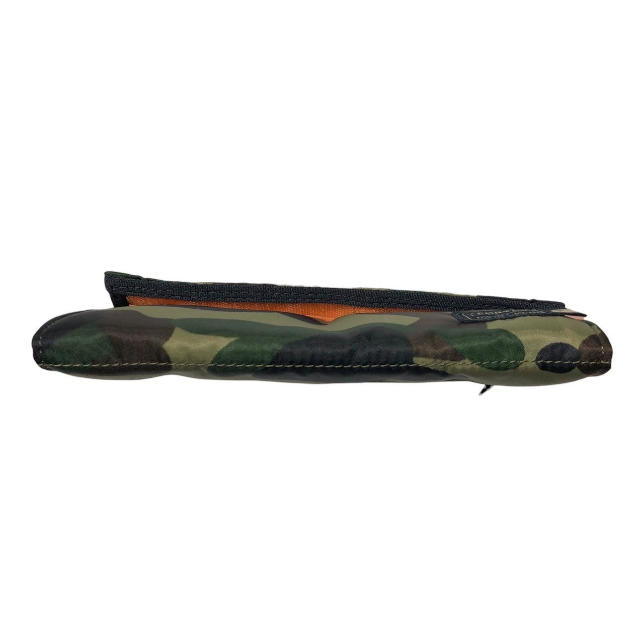 A BATHING APE × PORTER(アベイシングエイプ×ポーター) Nylon camouflage long wallet ナイロン カモフラ長財布 カーキ×ブラック×ブラウン