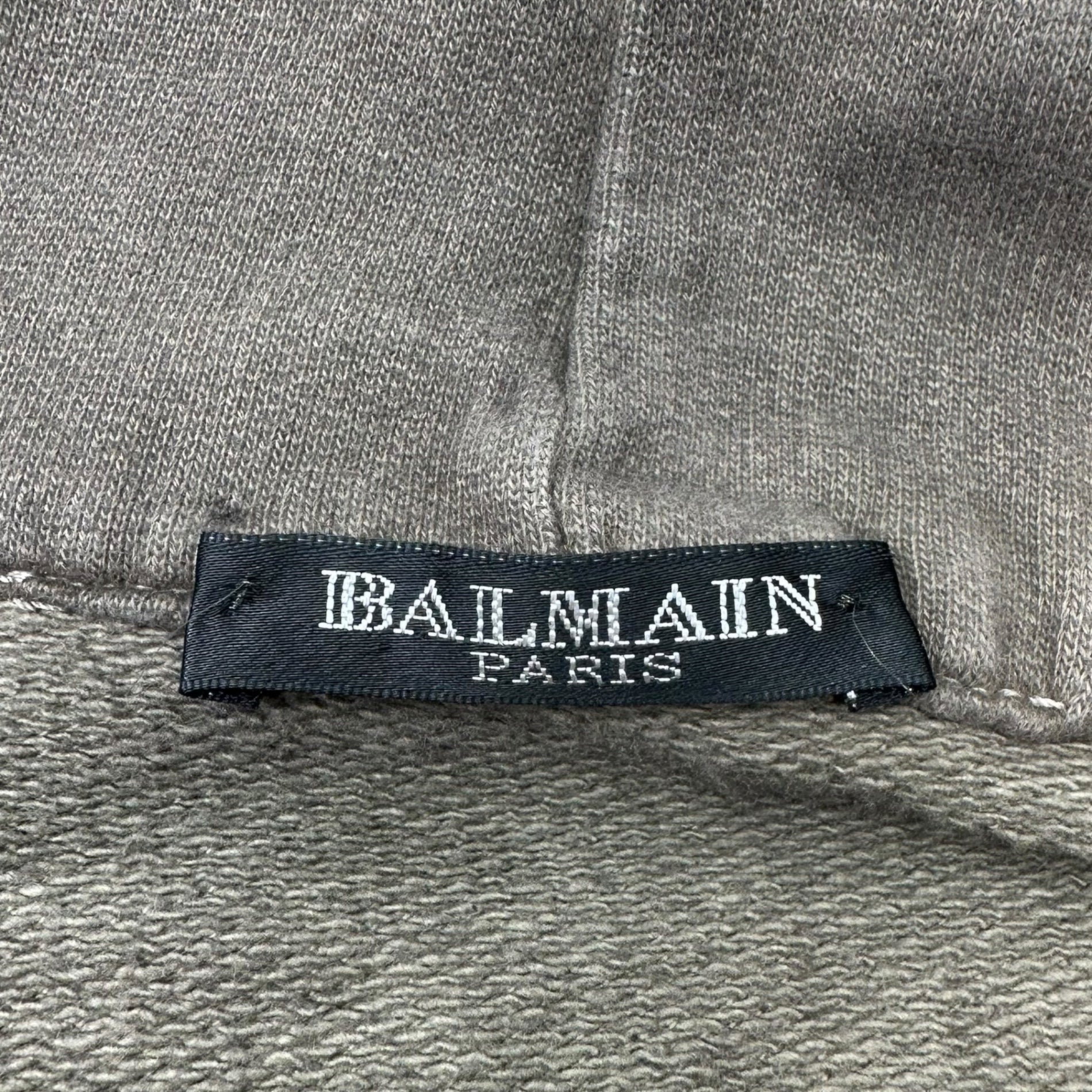 BALMAIN HOMME(バルマンオム) Side Zip Garment Dye Parka サイドジップ ガーメントダイ パーカー J643 B558B S ブラウン 製品染め