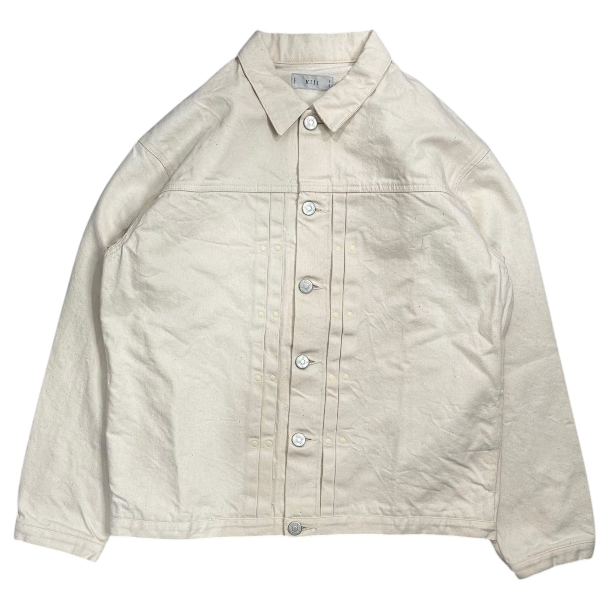 KIJI(キジ) OUDO NATURAL Denim Jacket オウド ナチュラル デニム ジャケット BBZ2001107A0005 4 キナリ BLOOM&BRANCHオリジナルブランド