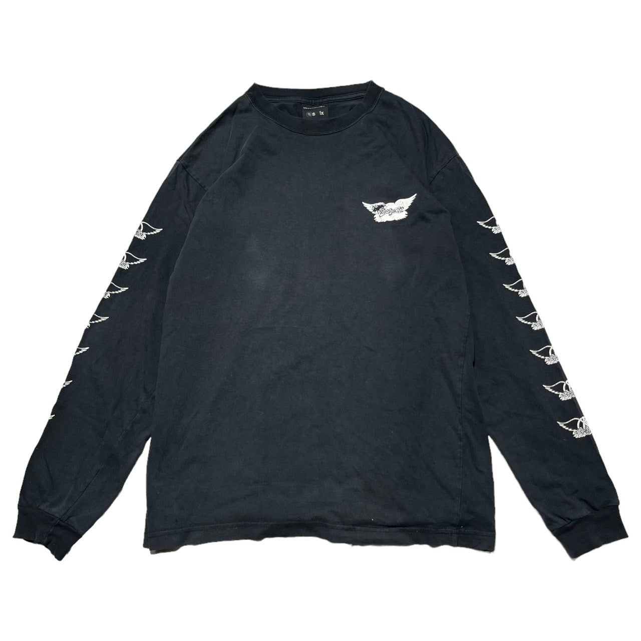 NEIGHBORHOOD(ネイバーフッド) 04SS sleeve print long sleeve t-shirt 袖プリント 長袖 Tシャツ M ブラック