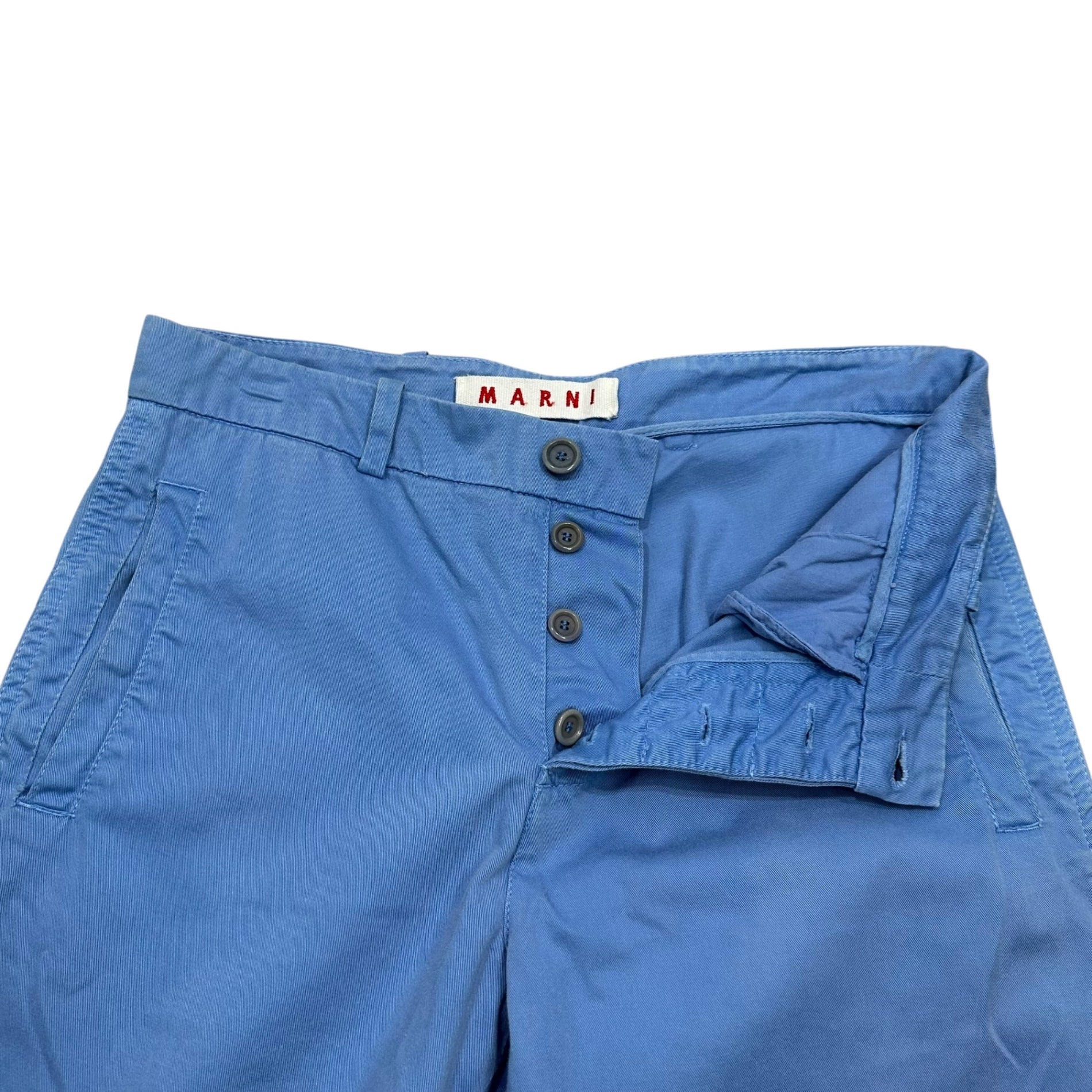 MARNI(マルニ) Cotton Pants コットン パンツ 46 ブルー