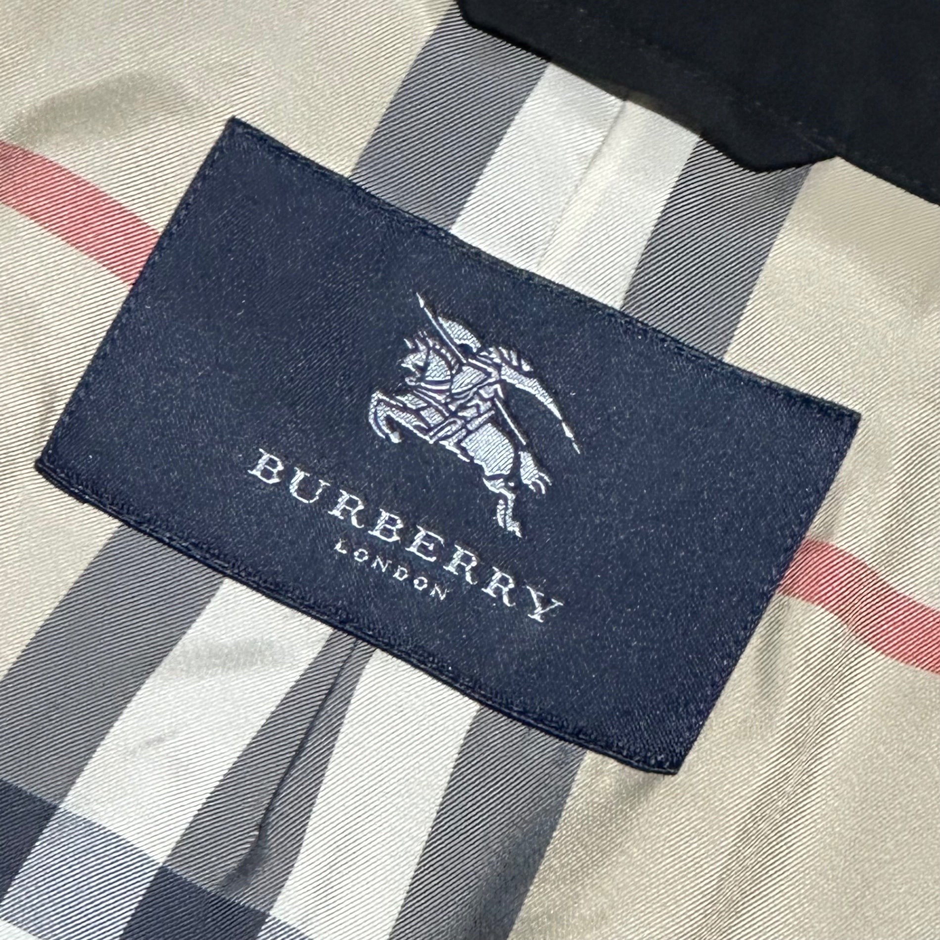 BURBERRY LONDON(バーバリーロンドン) Nova Check Lining Polyester Half Coat ノヴァチェック ライニング ポリエステル ハーフ コート BBN64-440-09 M ブラック ジャケット