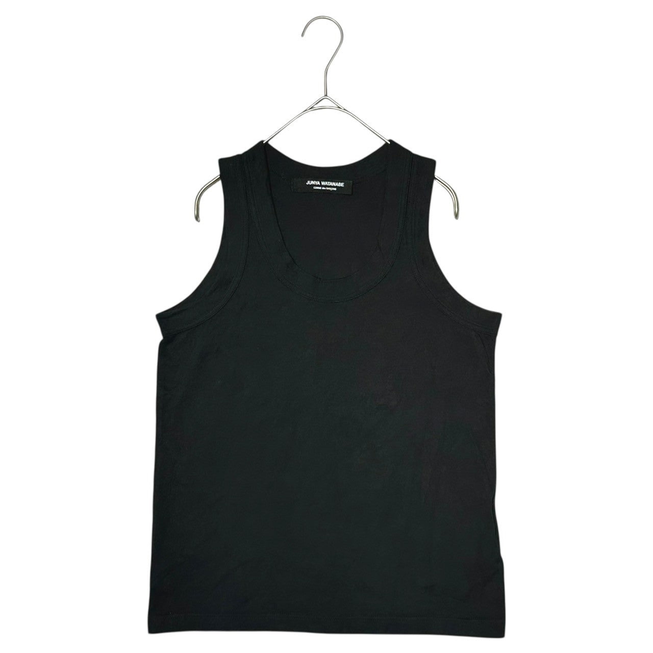 COMME des GARCONS JUNYA WATANABE(コムデギャルソンジュンヤワタナベ) 10SS Cotton Tank Top コットン タンクトップ ブラック JZ-T002 表記無(M程度) ブラック AD2009