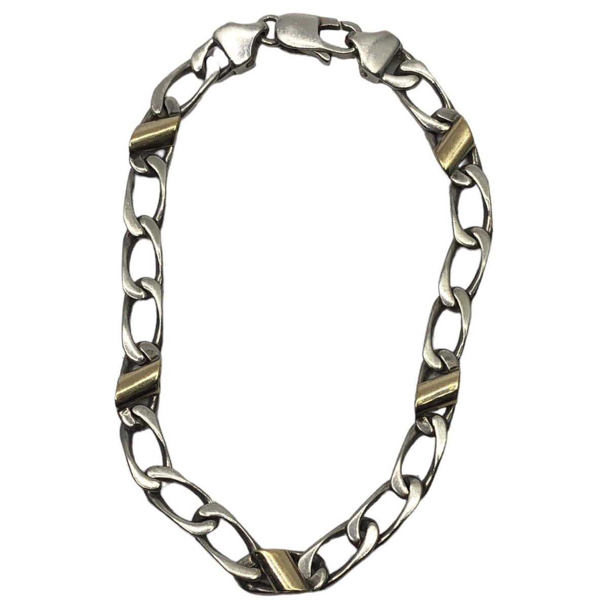 TIFFANY & Co. 力づけ ティファニー ブレスレット フィガロチェーン コンビ