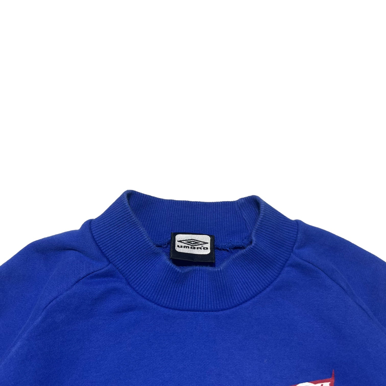 UMBRO(アンブロ) 00's team logo sweatshirts チーム ロゴ スウェット UEA3758 O(XL程度) ブルー Y2K ゲーム シャツ