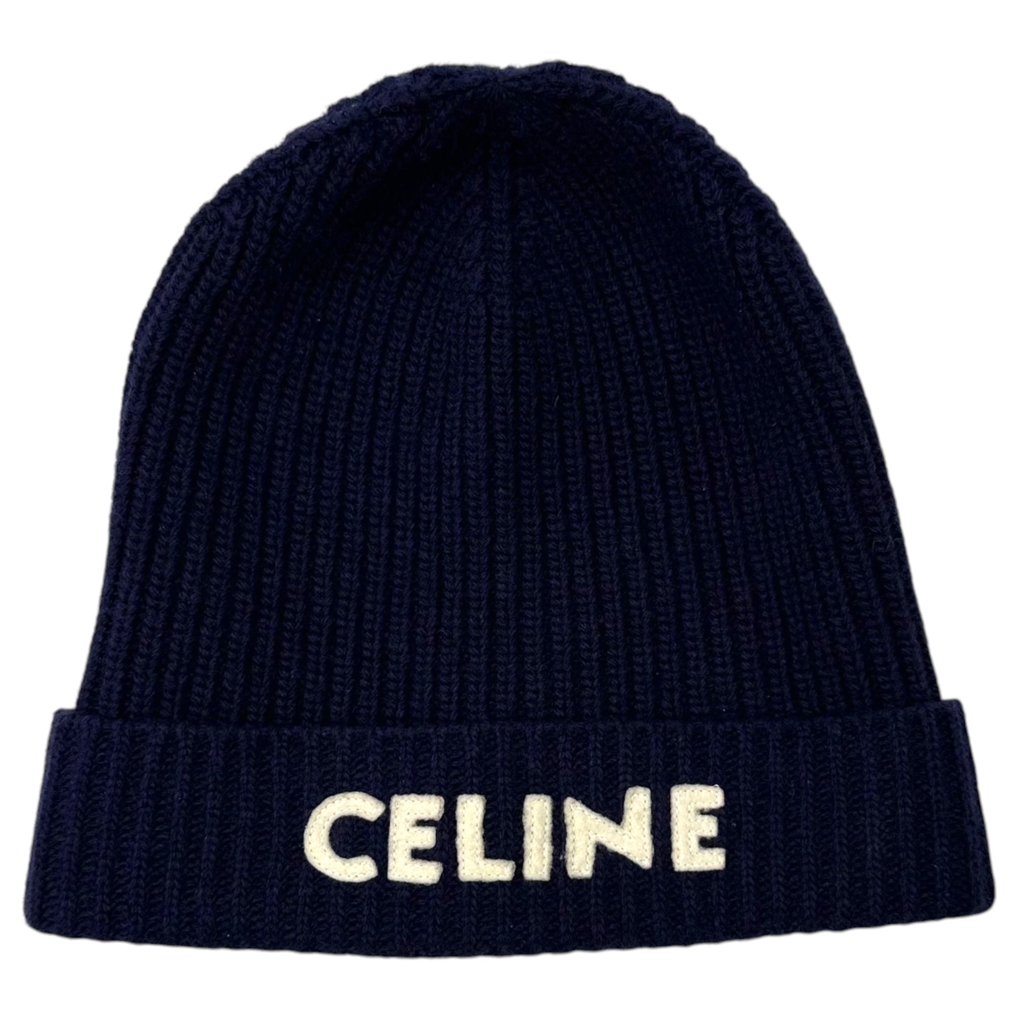 CELINE(セリーヌ) 2023AW By Hedi Slimane Logo Patch Beanie エディ期