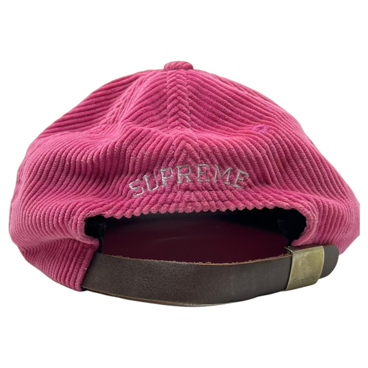 SUPREME(シュプリーム) 17SS CORDUROY S LOGO 6PANEL CAP コーデュロイ S ロゴ 6パネル キャップ ピンク