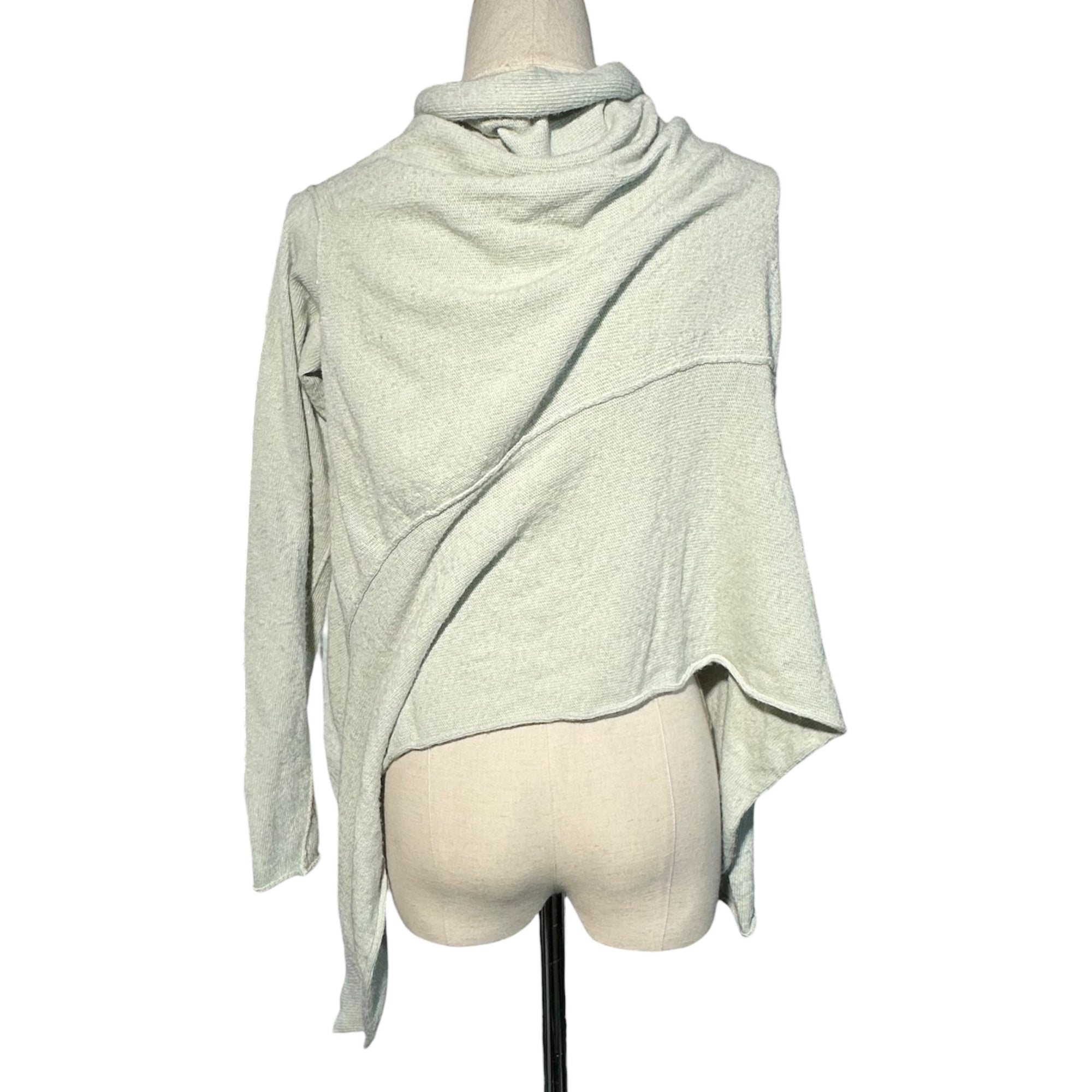 Y's(ワイズ) Frill Asymmetrical Nylon Knit フリル アシンメトリー ナイロン ニット YR-K16-670 2 ミント