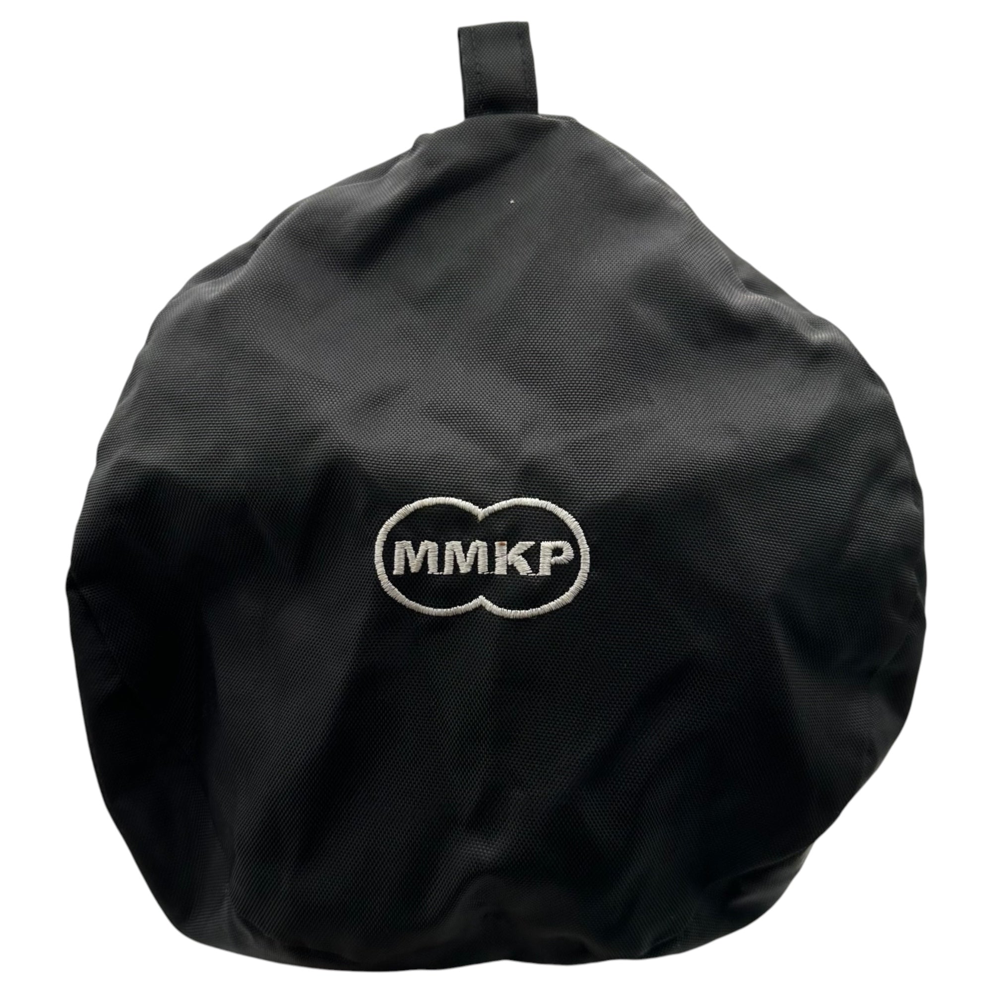 M&M(エム&エム) Logo embroidered barrel bag ロゴ 刺繍 ドラム バッグ ブラック アメリカンアパレル ボディ