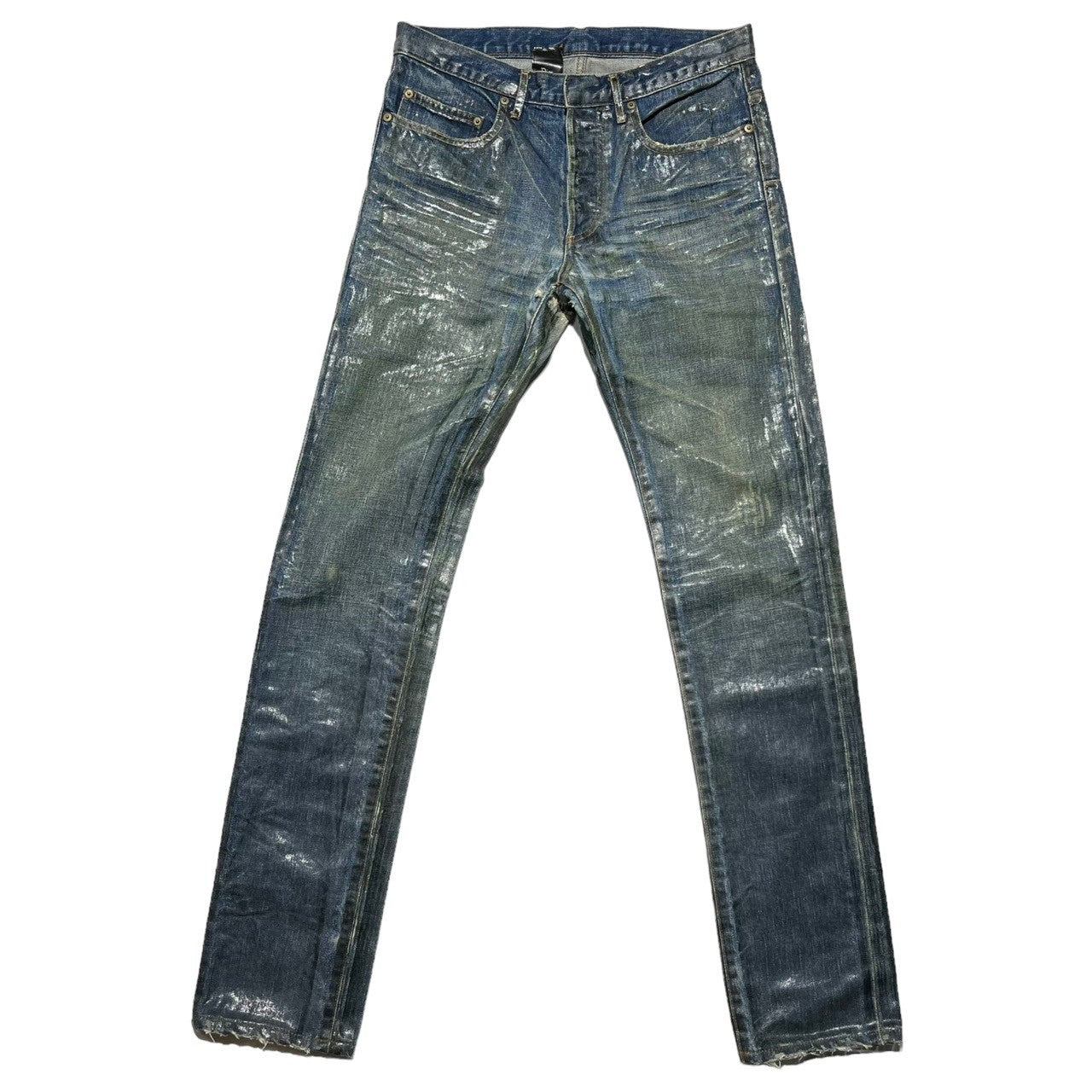 DIOR HOMME(ディオールオム) 03SS Hedi Slimane Raster coated denim pants エディ期 ラスター コーティング デニム パンツ 3HH1018295 W29 インディゴ エディ・スリマン