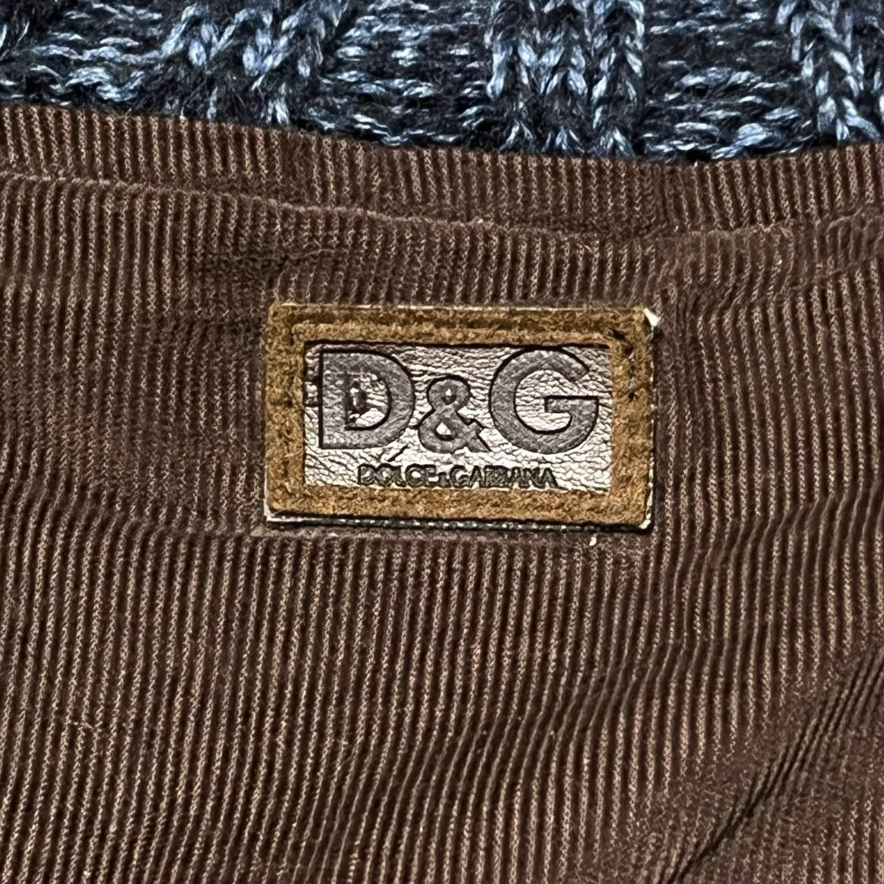 D&G DOLCE&GABBANA(ディーアンドジードルチェ&ガッバーナ) タートルネックニット 48(Lサイズ程度) ネイビー