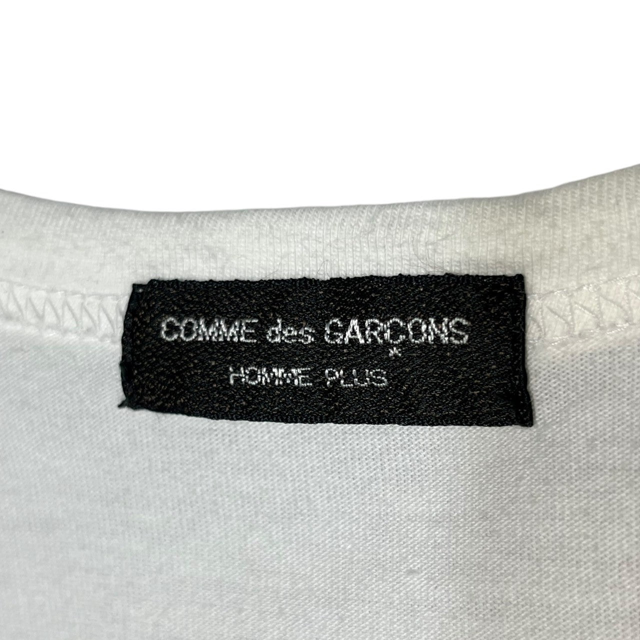 COMME des GARCONS HOMME PLUS(コムデギャルソンオムプリュス) 99SS ruffle T-SHIRT フリル期 裏フリルTシャツ アーカイヴ PT-100340 FREE(L程度) ホワイト AD1998