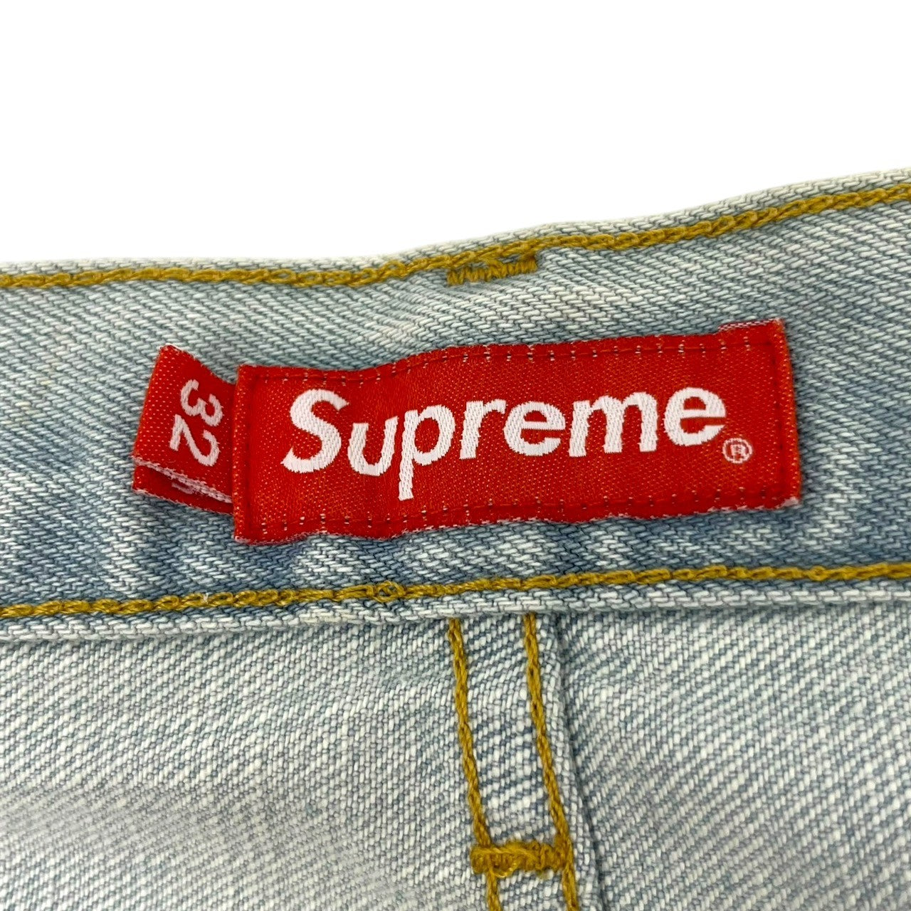 SUPREME(シュプリーム) Stone Washed Slim Jean ストーン ウォッシュ スリム パンツ W32 ライトインディゴ