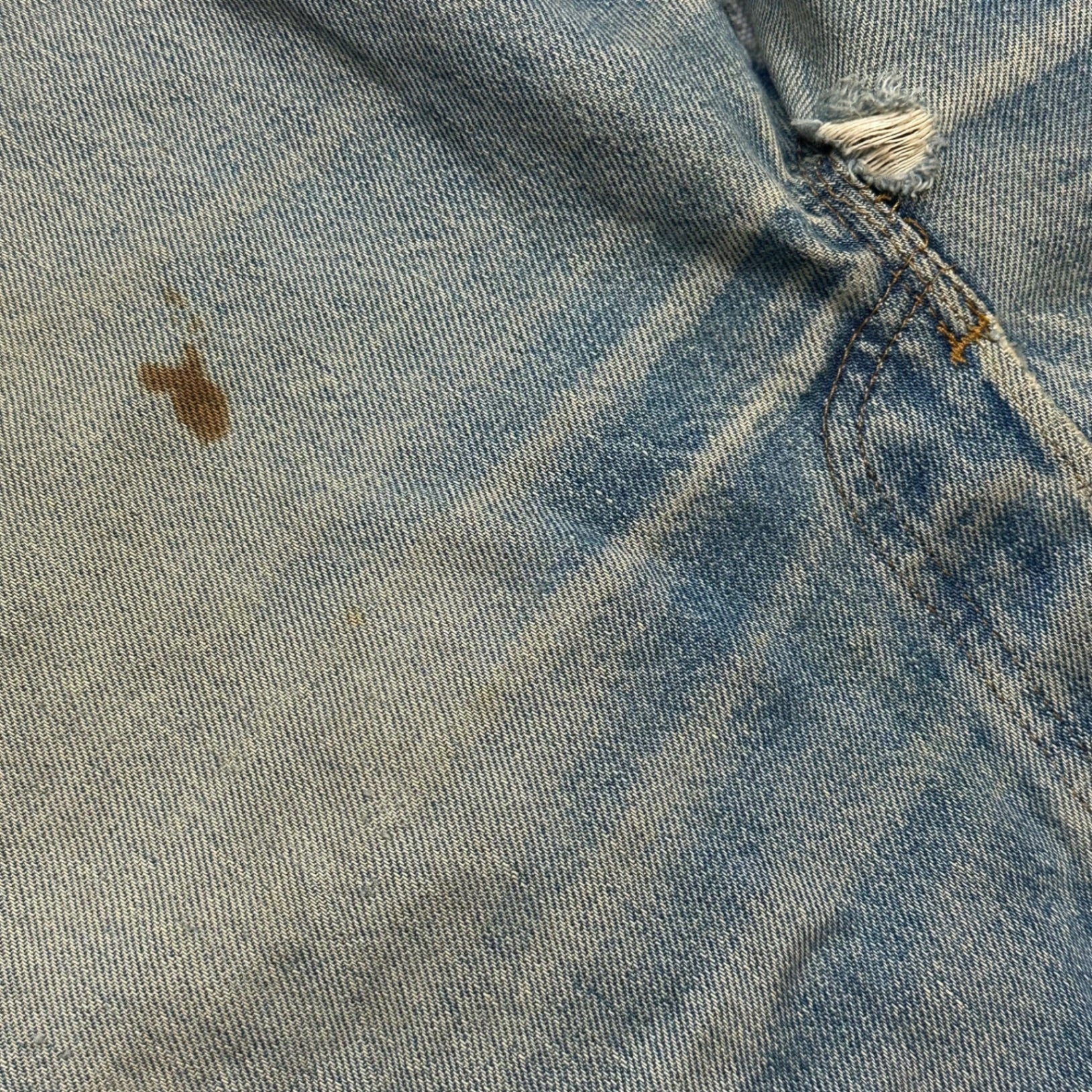 Levi's(リーバイス) 1980's 501 Redline Vintage Denim pants 赤耳 ヴィンテージ デニム パンツ 表記消(実寸約W30) インディゴ 80年代 ヴィンテージ セルビッチ ボタン裏524