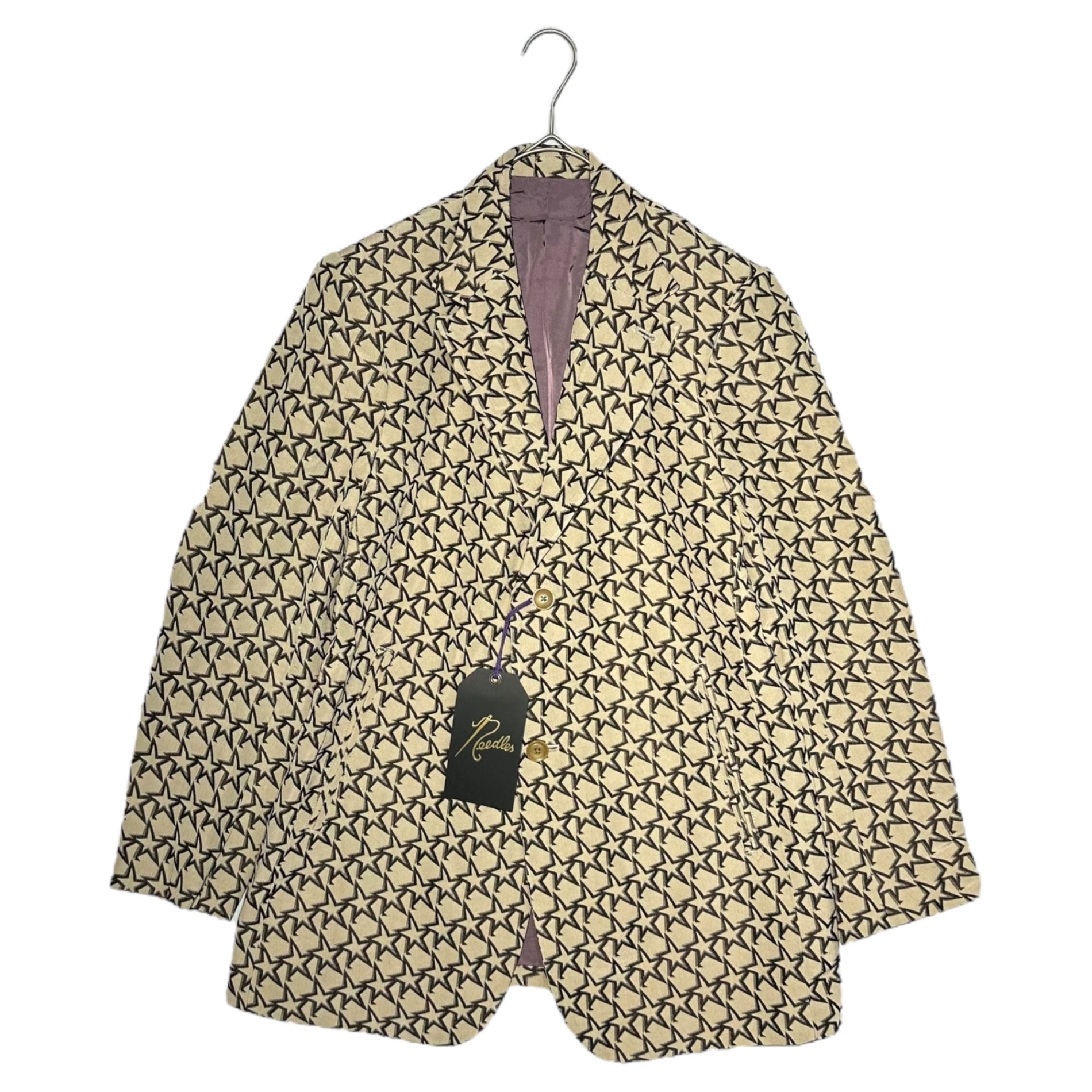 NEEDLES(ニードルズ) 22AW STAR TAILORED JACKET スター テーラード ジャケット LQ082 XS ベージュ 星