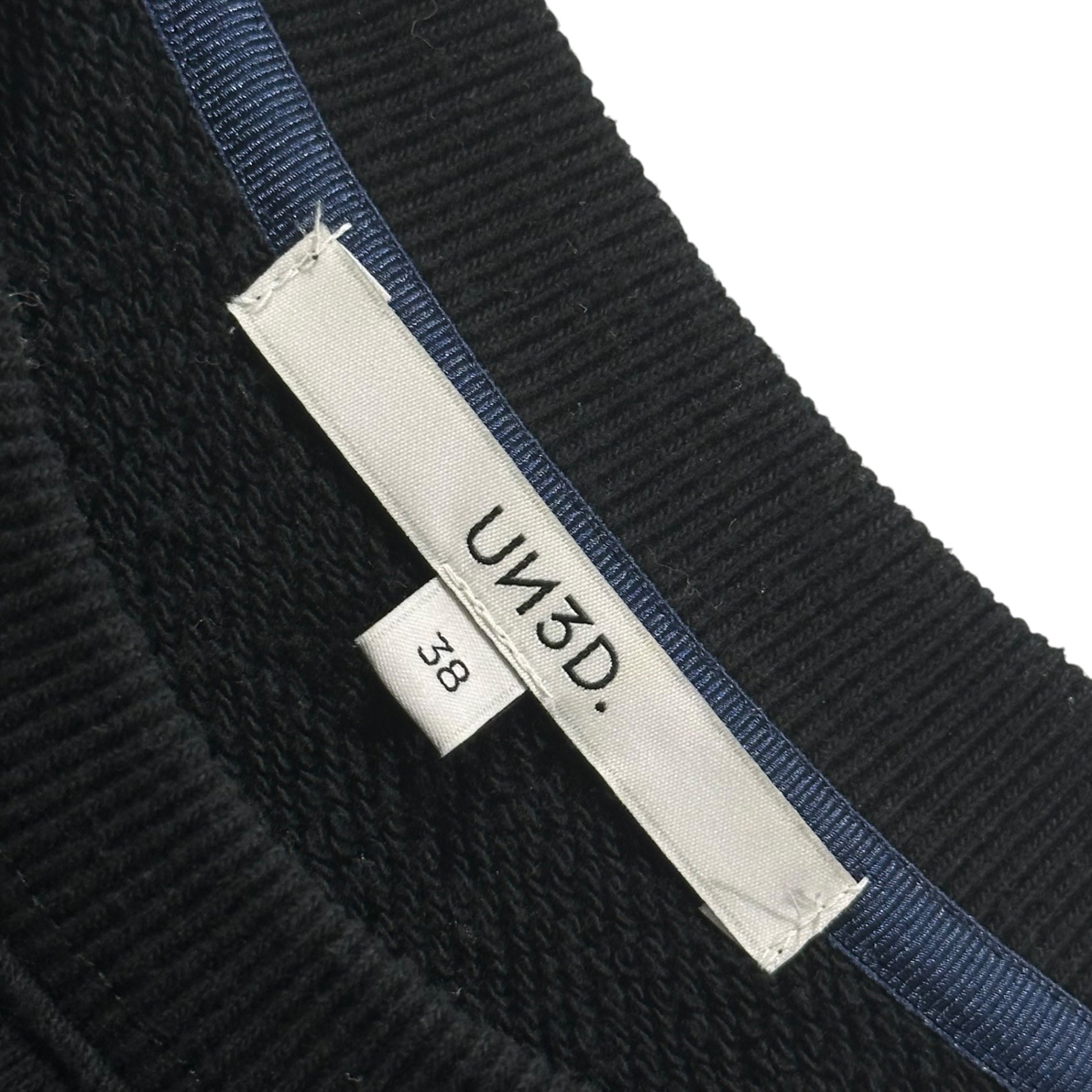 UN3D.(アンスリード) Layered-Touch Sweatshirt Dress レイヤードタッチ スウェット ワンピース 522220300301-02 38(M) ブラック