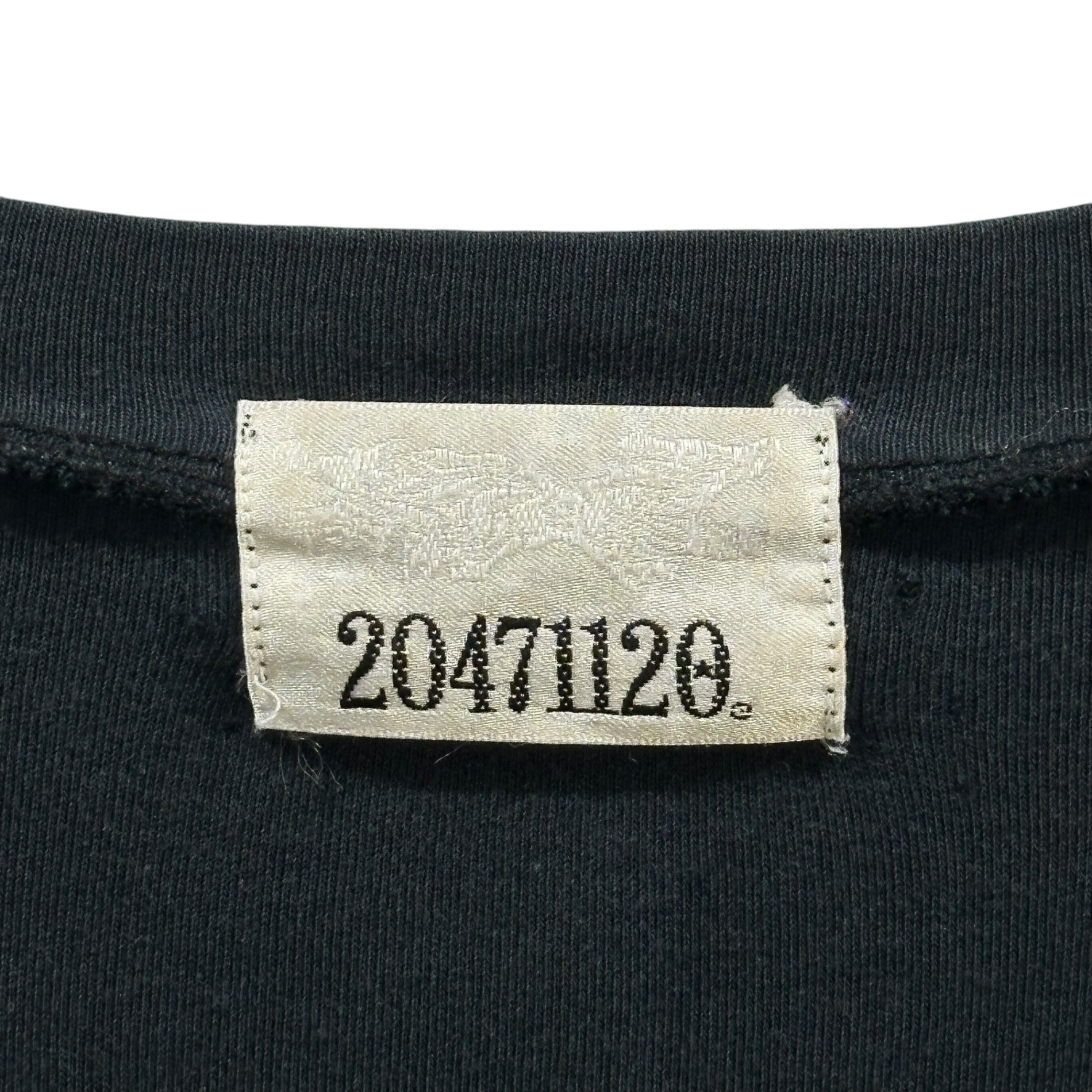 20471120(トゥーオーフォーセブンワンワントゥーオー) 90's "Hyoma" Archive L/S Tee ヒョーマ くん ロゴ アーカイブ 長袖 Tシャツ Ｍ ブラック 90年代