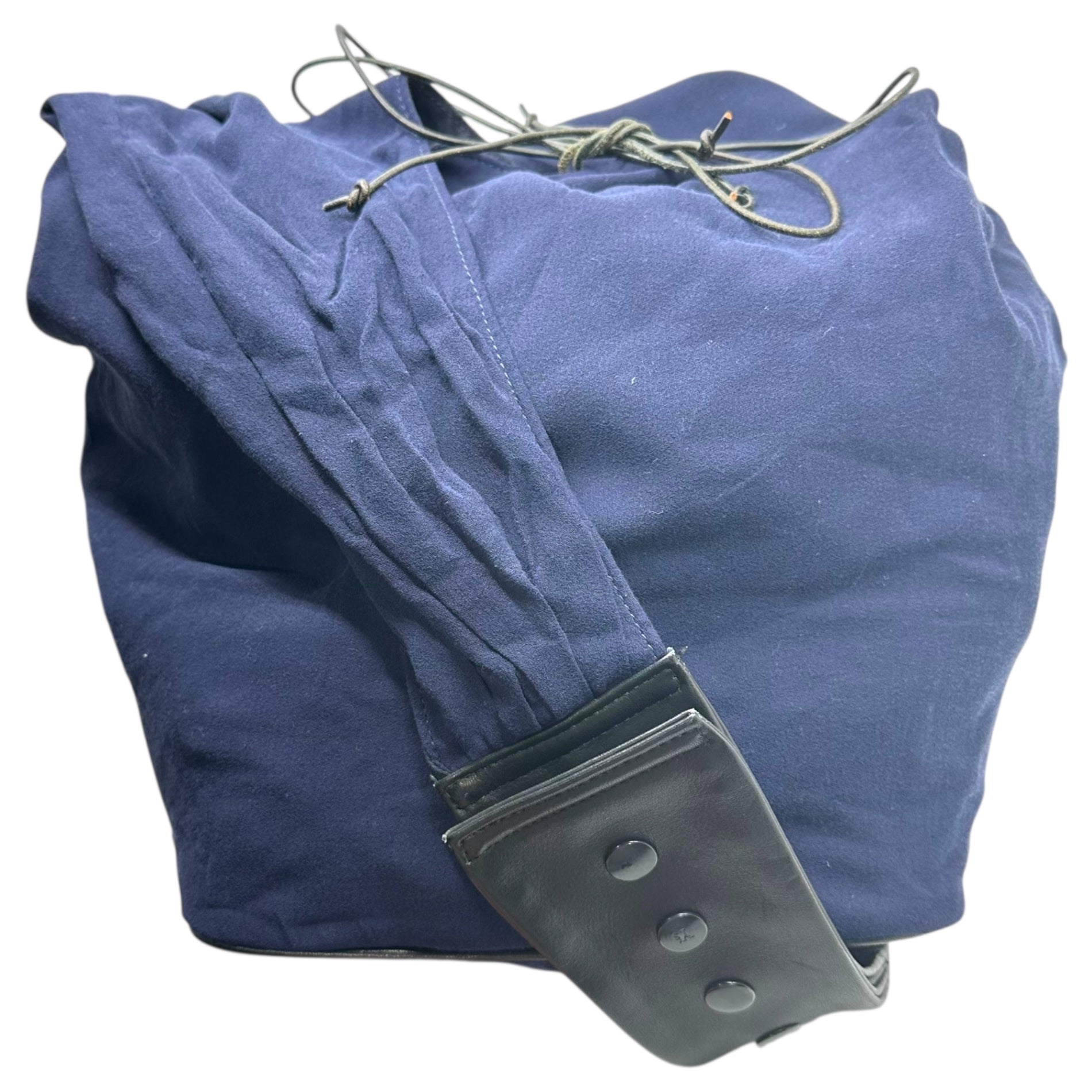 Y's(ワイズ) Leather Shoulder Bag レザー ショルダー ショルダー バッグ YY-I08-281 ネイビー×ブラック