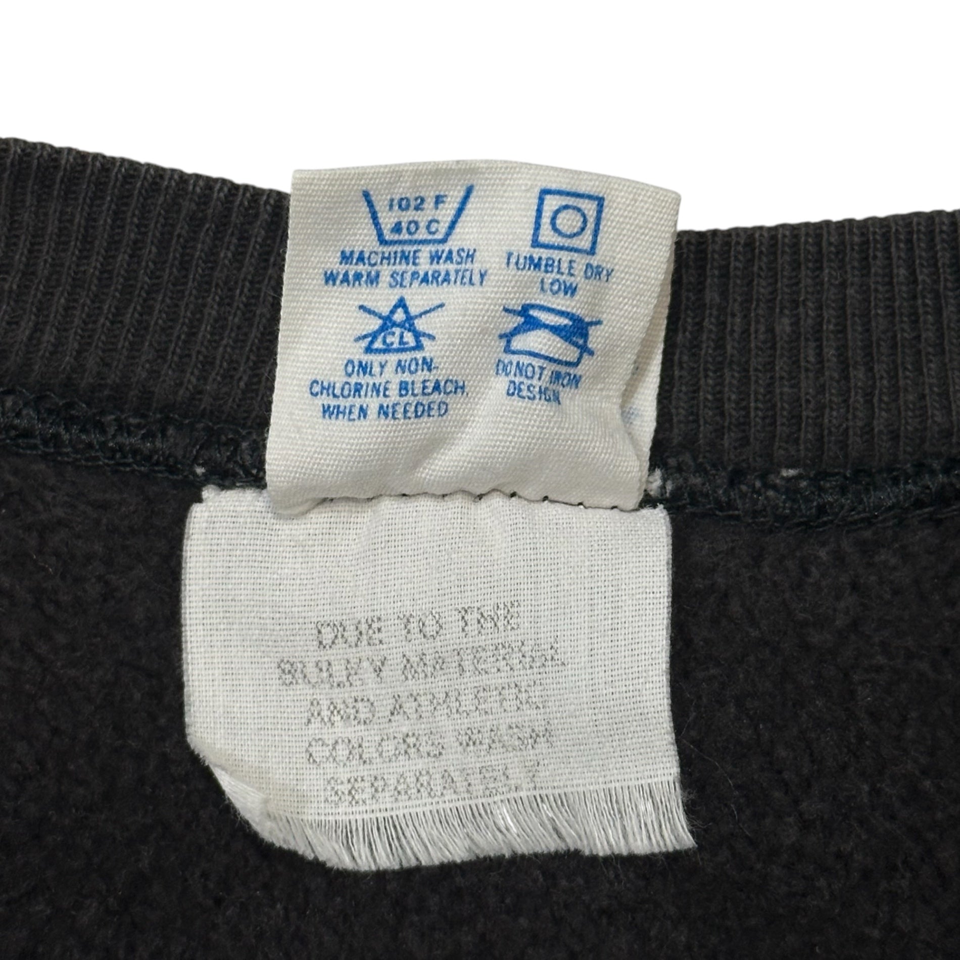 Champion(チャンピオン) 1980's Reverse Weave Sweatshirt リバースウィーブ スウェット L ブラック 80年代 トリコタグ ヴィンテージ サンフェード 2枚タグ