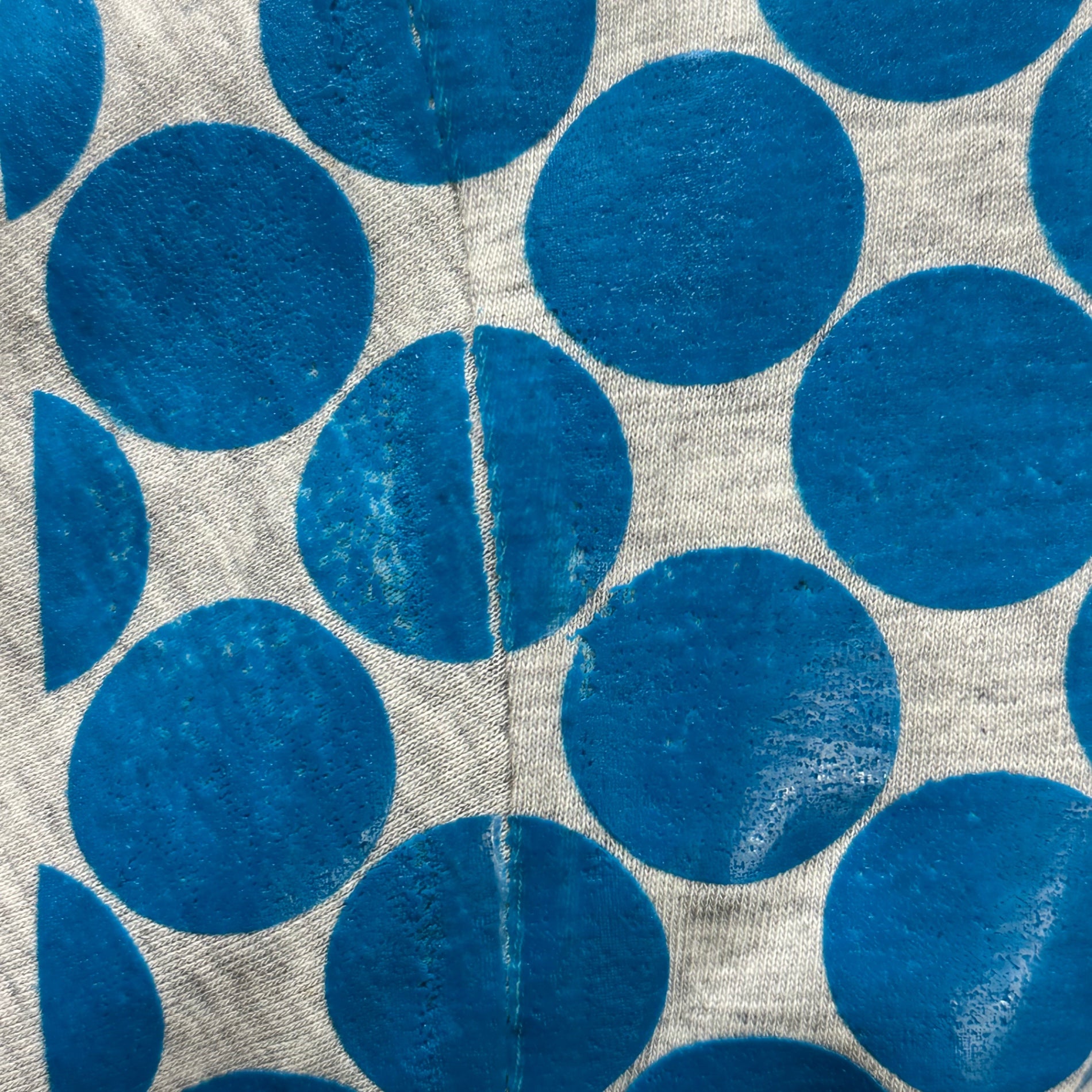 COMME des GARCONS(コムデギャルソン) 1999AW Polka-dot S/S T-shirt ドット デザイン 半袖 Tシャツ KT-910010 表記無(M程度) ネイビー×ブルー AD1999 青山限定