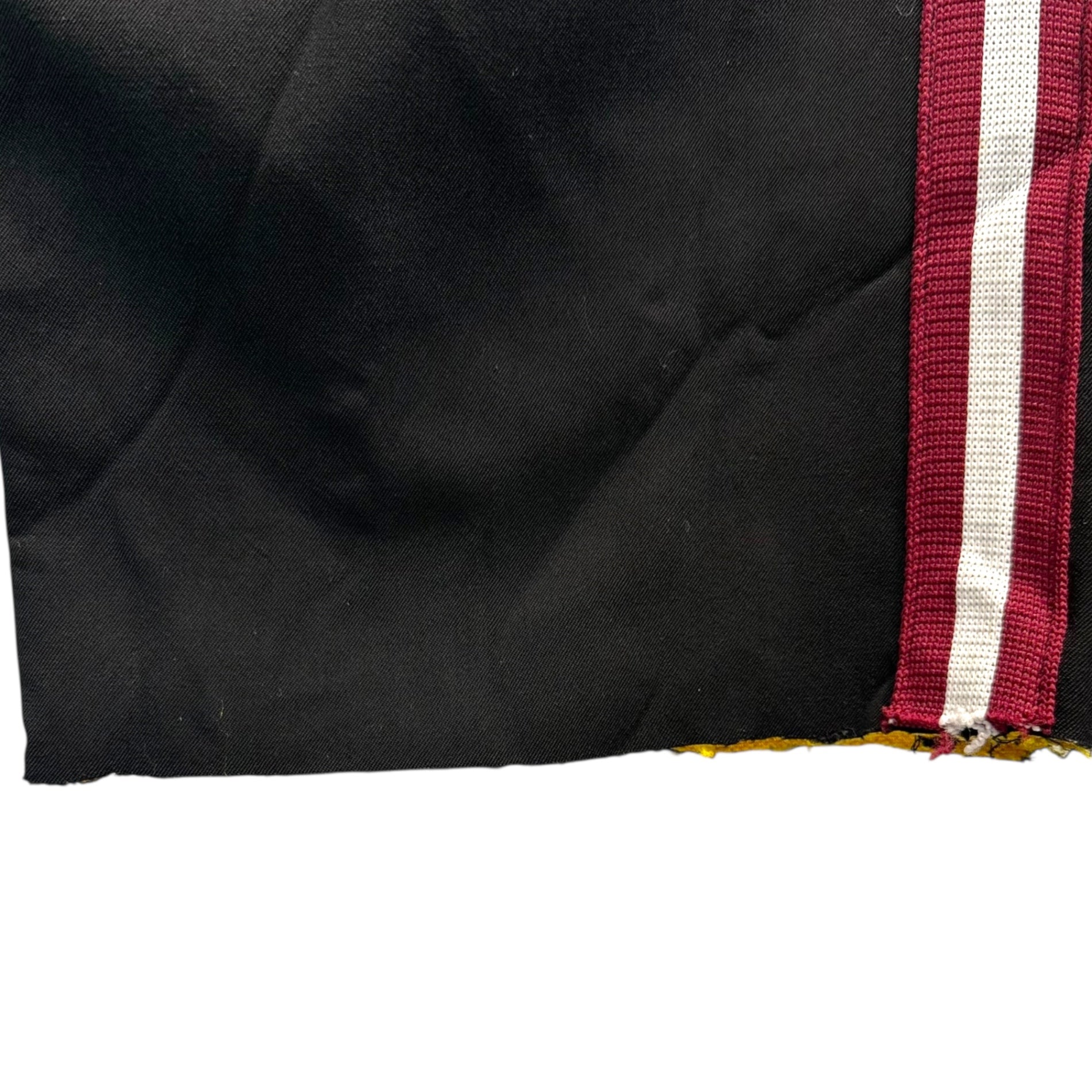 COMME des GARCONS HOMME(コムデギャルソンオム) 05AW Side Line Wool Slacks Pants サイドライン ウール スラックス パンツ HP-P008 M ブラック×ボルドー AD2005