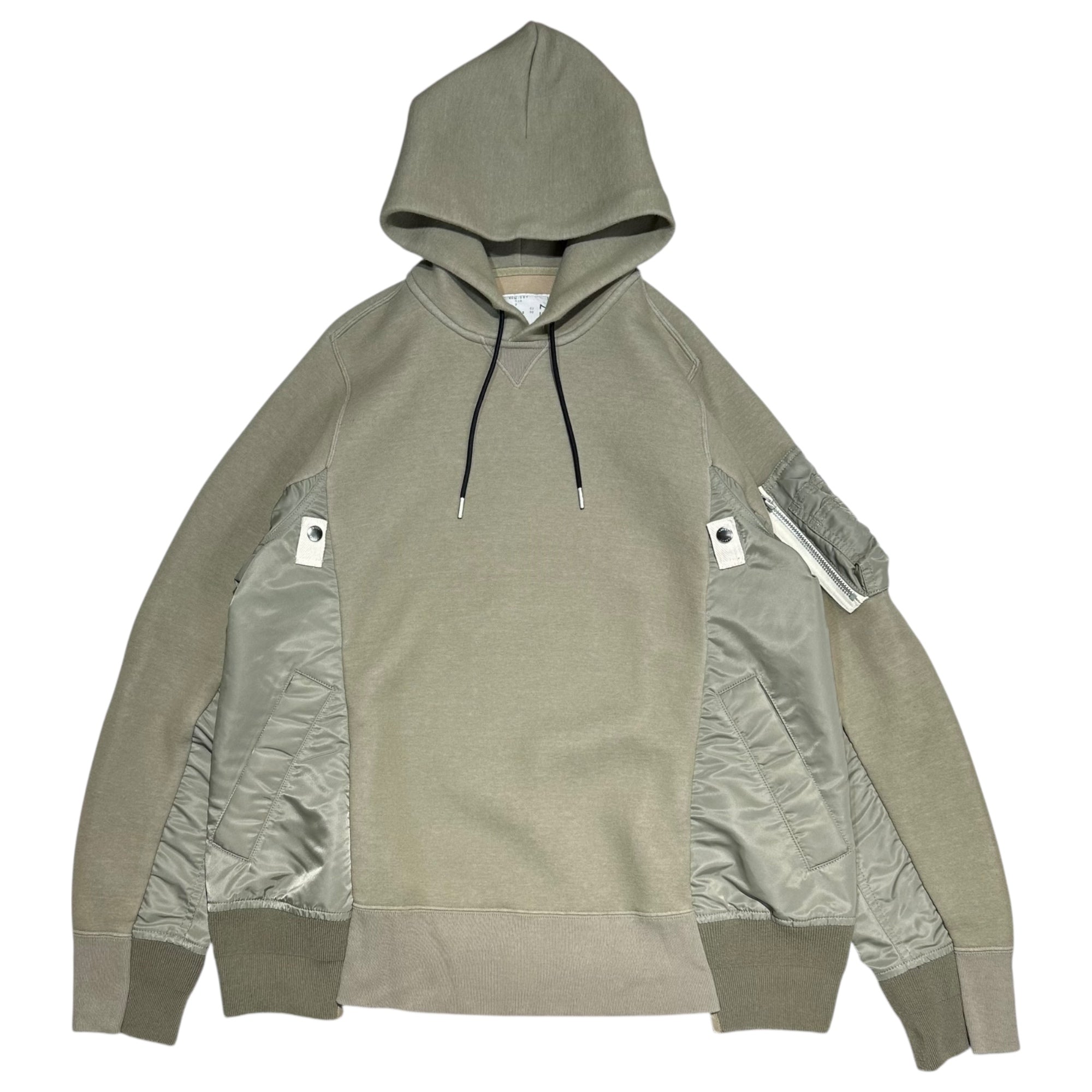sacai(サカイ) 23AW Hybrid Parka ハイブリッド プルオーバー パーカー SCM-057 3(L) ベージュ