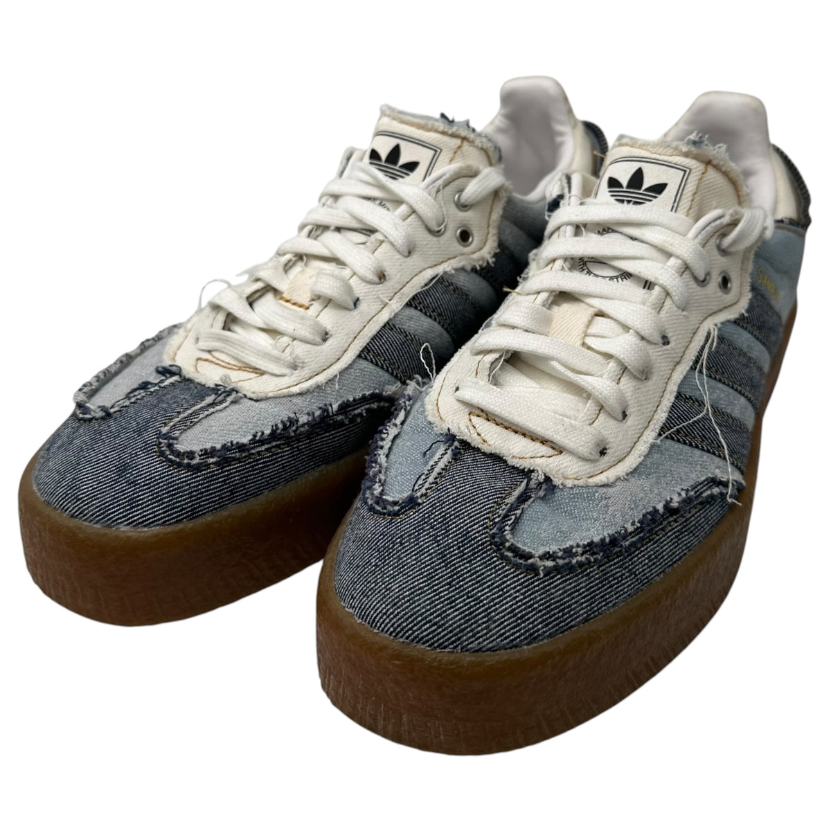 adidas(アディダス) Women's Sambae "Stacked Denim" atmos pink Exclusive ウィメンズ サンベイ スタックドデニム II0001 24.5cm ライトインディゴ スニーカー