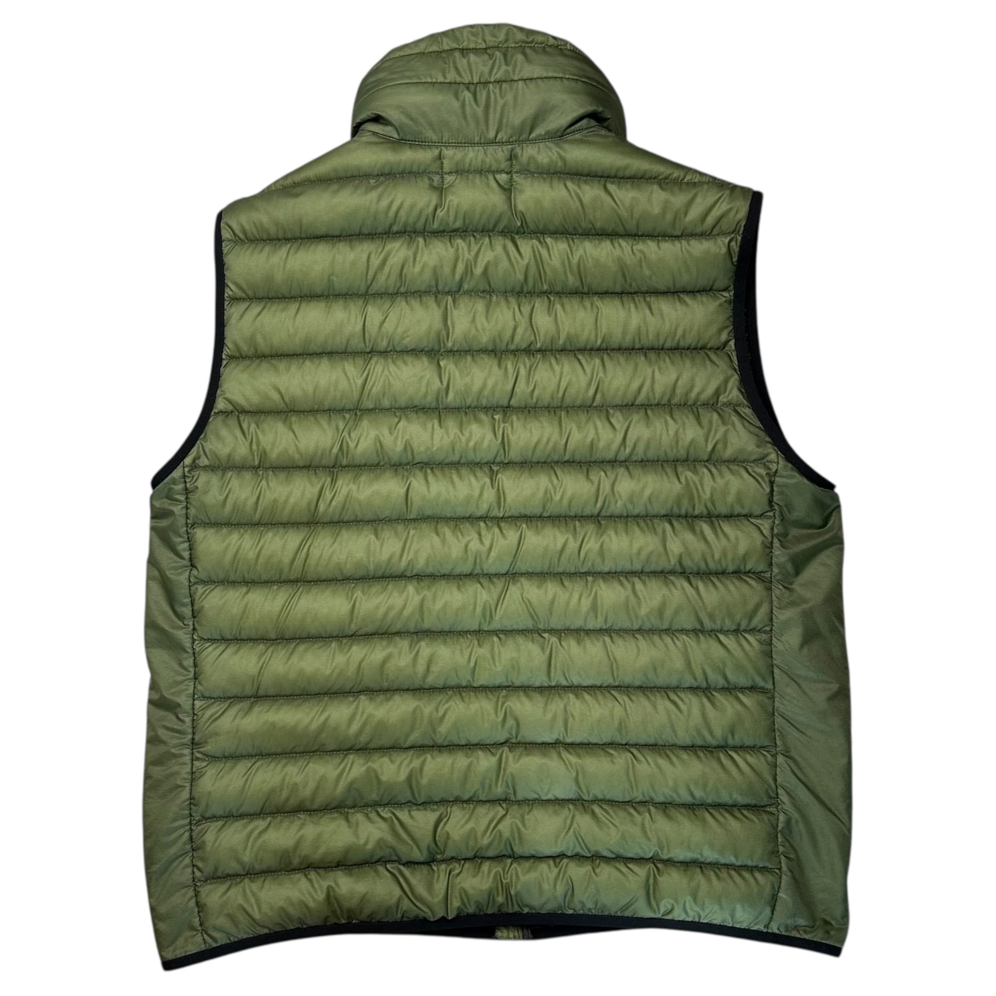 STONE ISLAND(ストーンアイランド) 22SS BIO-BASED RIPSTOP NYLON DOWN バイオベース リップ ストップ ナイロン ダウン ベスト 7615G0224 XXL グリーン