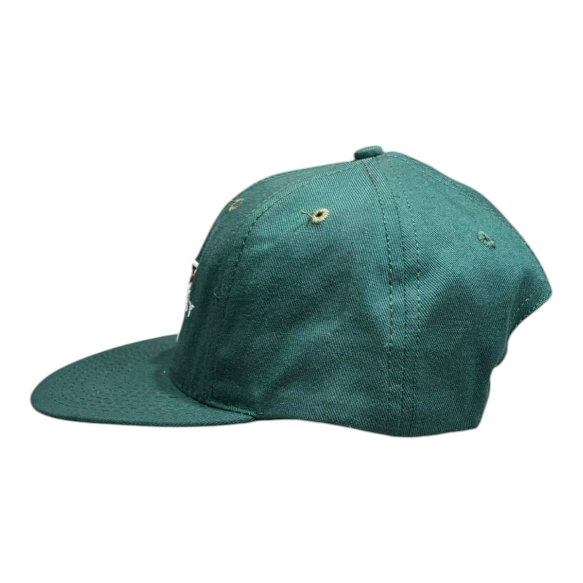 STUSSY(ステューシー) 1990's USA made  "STAR" CAP スター ロゴ スナップバック キャップ グリーン 90年代 OLD 白タグ デッドストック