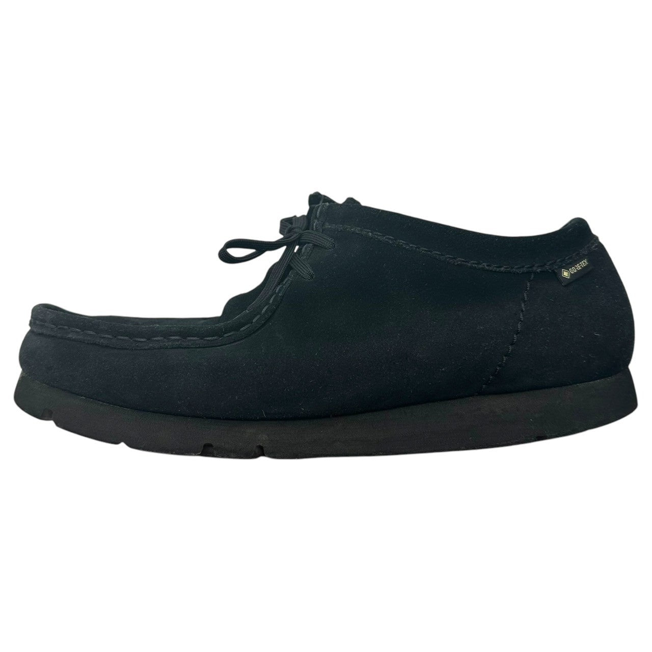 clarks(クラークス) Wallabee GTX ワラビー GORE-TEX 26149449 26.5cm ブラック GORE-TEX モカシン スウェード レザー シューズ 箱付