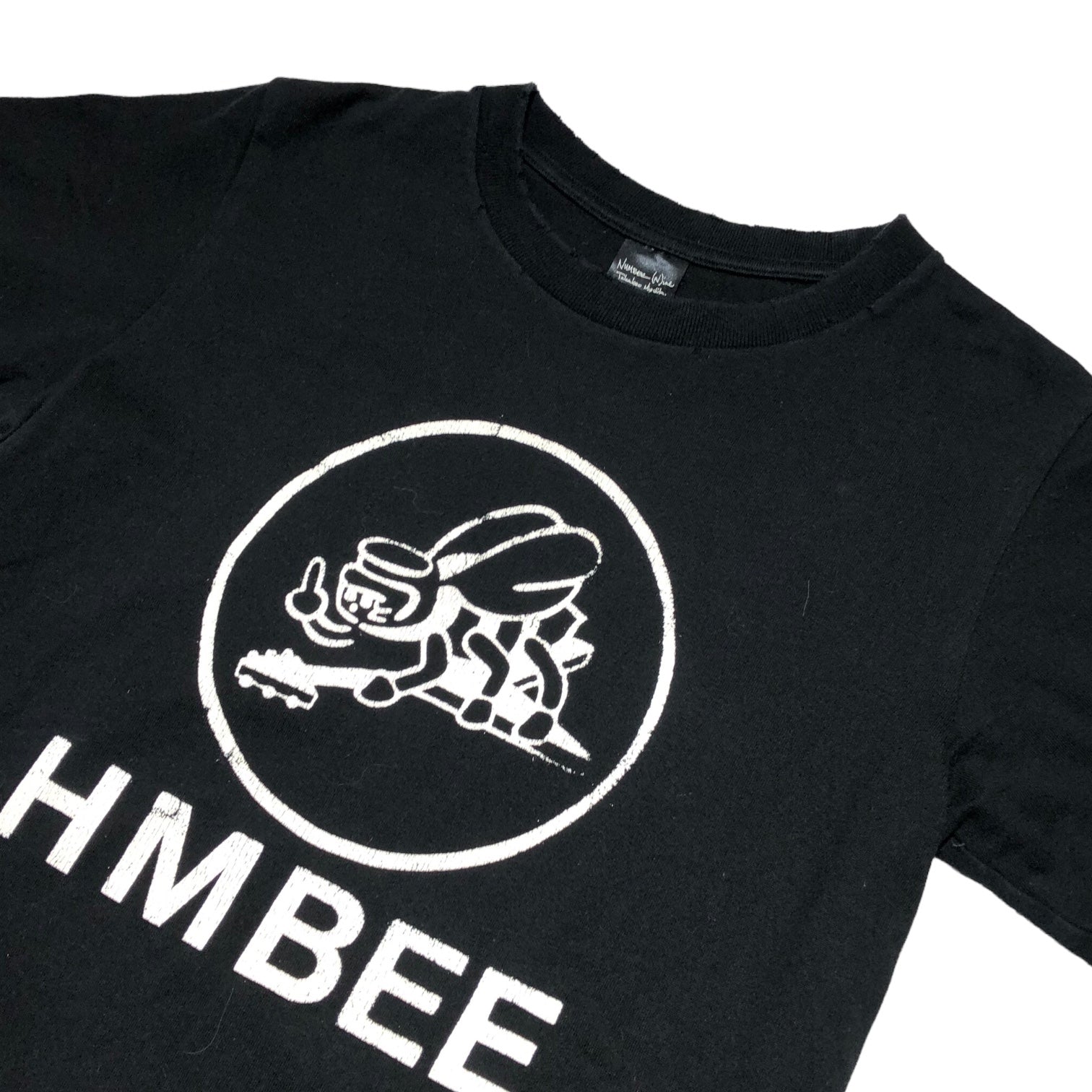 NUMBER (N)INE(ナンバーナイン) 05AW ハイスト期 HMBEE Tシャツ 1(XS) ブラック×ホワイト