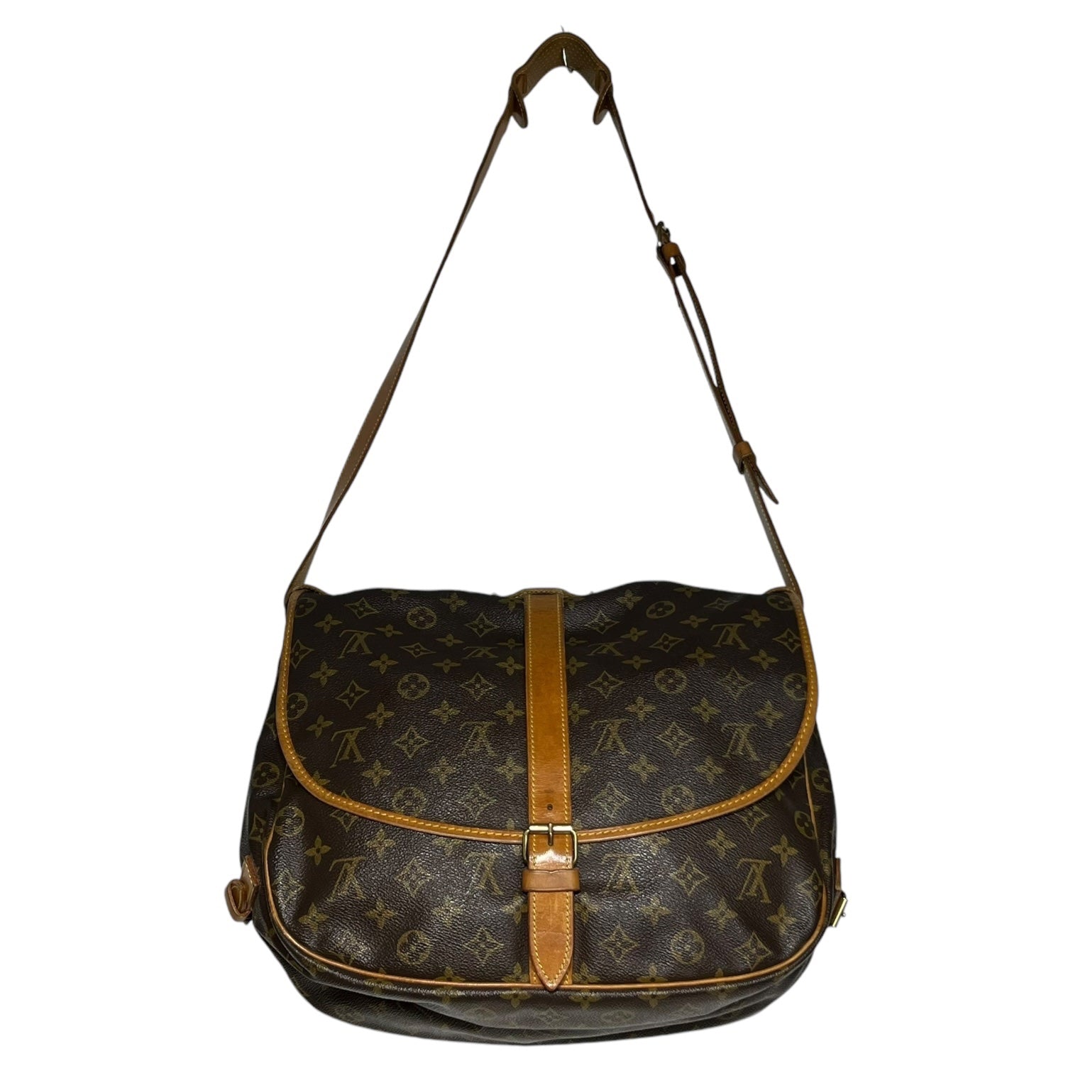 LOUIS VUITTON(ルイヴィトン) Somule 35 ソミュール35 モノグラム M42254 ブラウン AR0922 ショルダーバッグ メッセンジャー