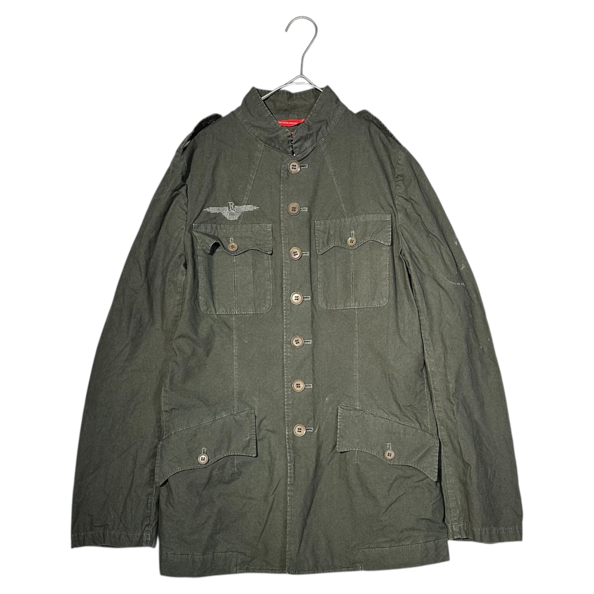 Y's Red Label(ワイズレッドレーベル) Military Design Cotton Jacket ミリタリー デザイン コットン ジャケット RM-J69-037 2(M程度) カーキ