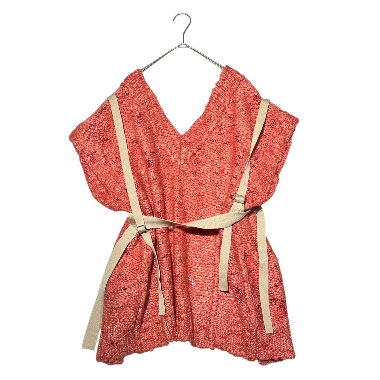 IRENE(アイレネ) Fipoas Knit Vest フィポアス ニット ベスト 24A81008 36 サーモンピンク 参考定価¥47,300