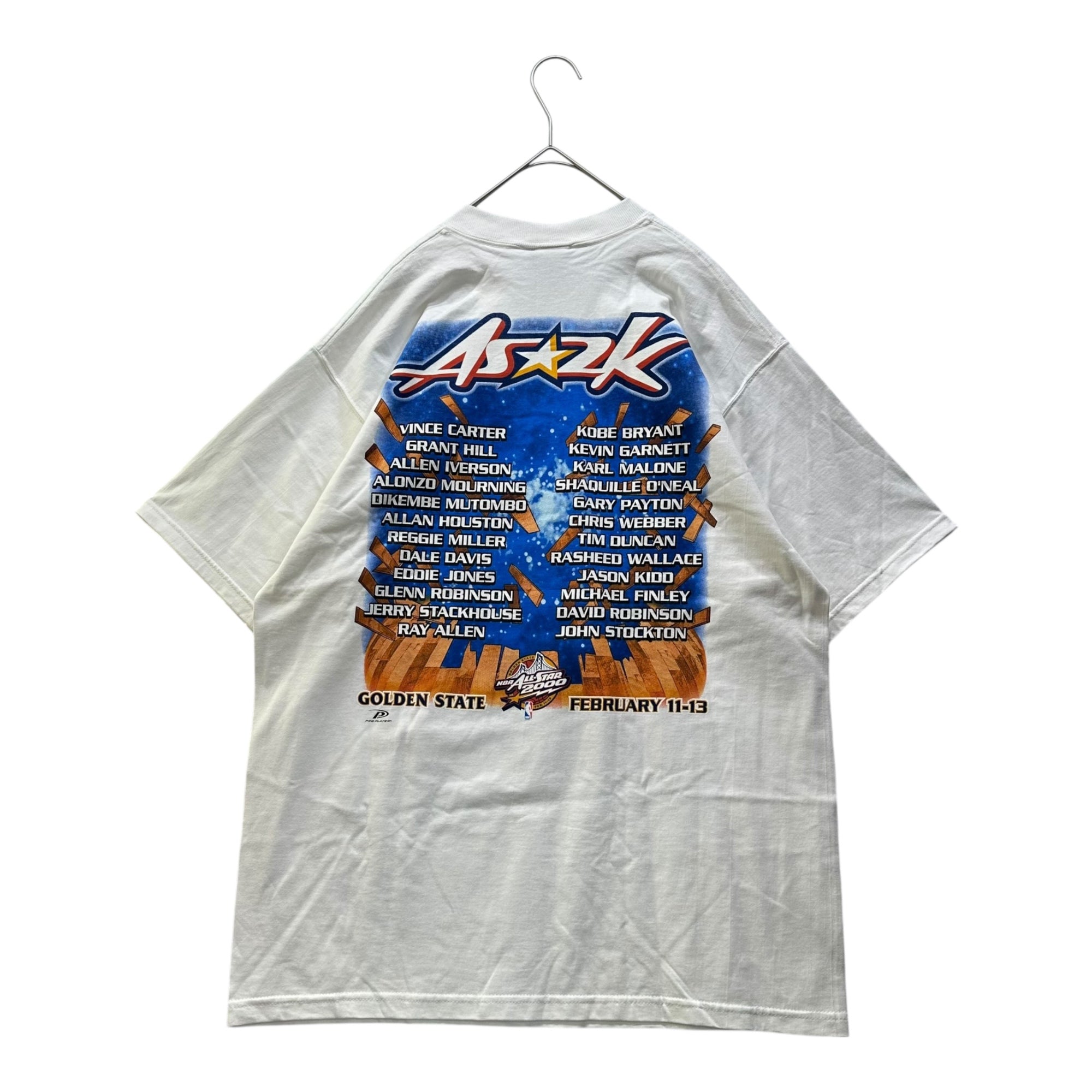 VINTAGE(ヴィンテージ) 2000 NBA All-Star Game Print T-Shirt 2000年