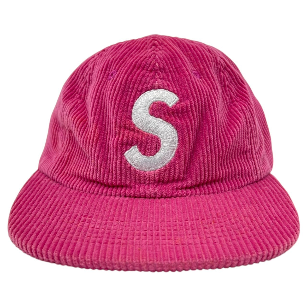 SUPREME(シュプリーム) 17SS CORDUROY S LOGO 6PANEL CAP コーデュロイ S ロゴ 6パネル キャップ ピンク