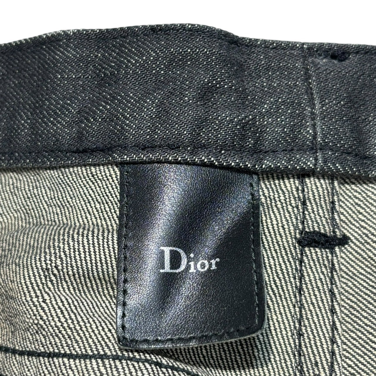 Dior HOMME(ディオールオム) 00's Hedi Slimane Claw mark black straight denim p