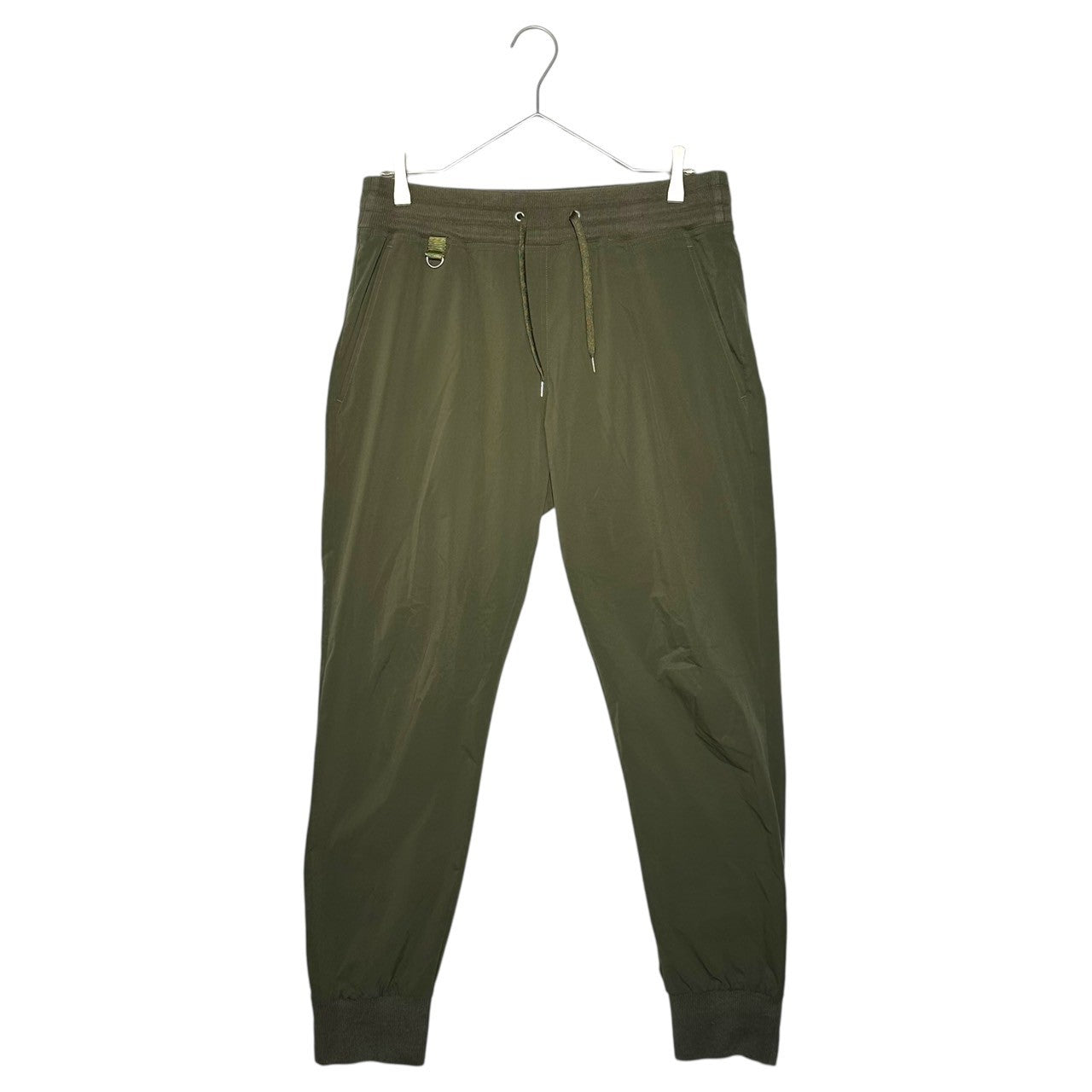 EURO KENVY(ユーロケンビー) Logo Embroidery Stretch Jogger Pants ロゴ 刺繍 ストレッチ ジョガー パンツ XL カーキ