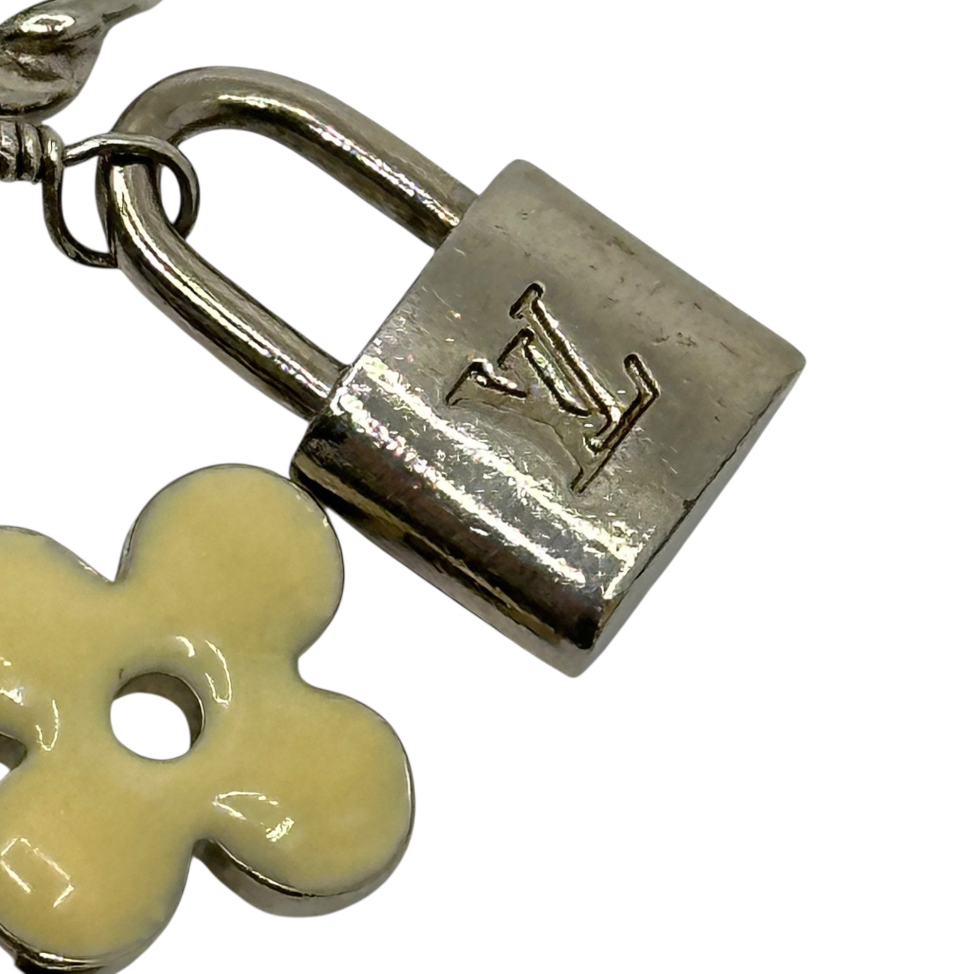 LOUIS VUITTON(ルイヴィトン) Pendentif Sweet Monogram Bronze パンダンティフ スウィート モノグラム ペンダント トップ  ブロン M65485 ホワイト